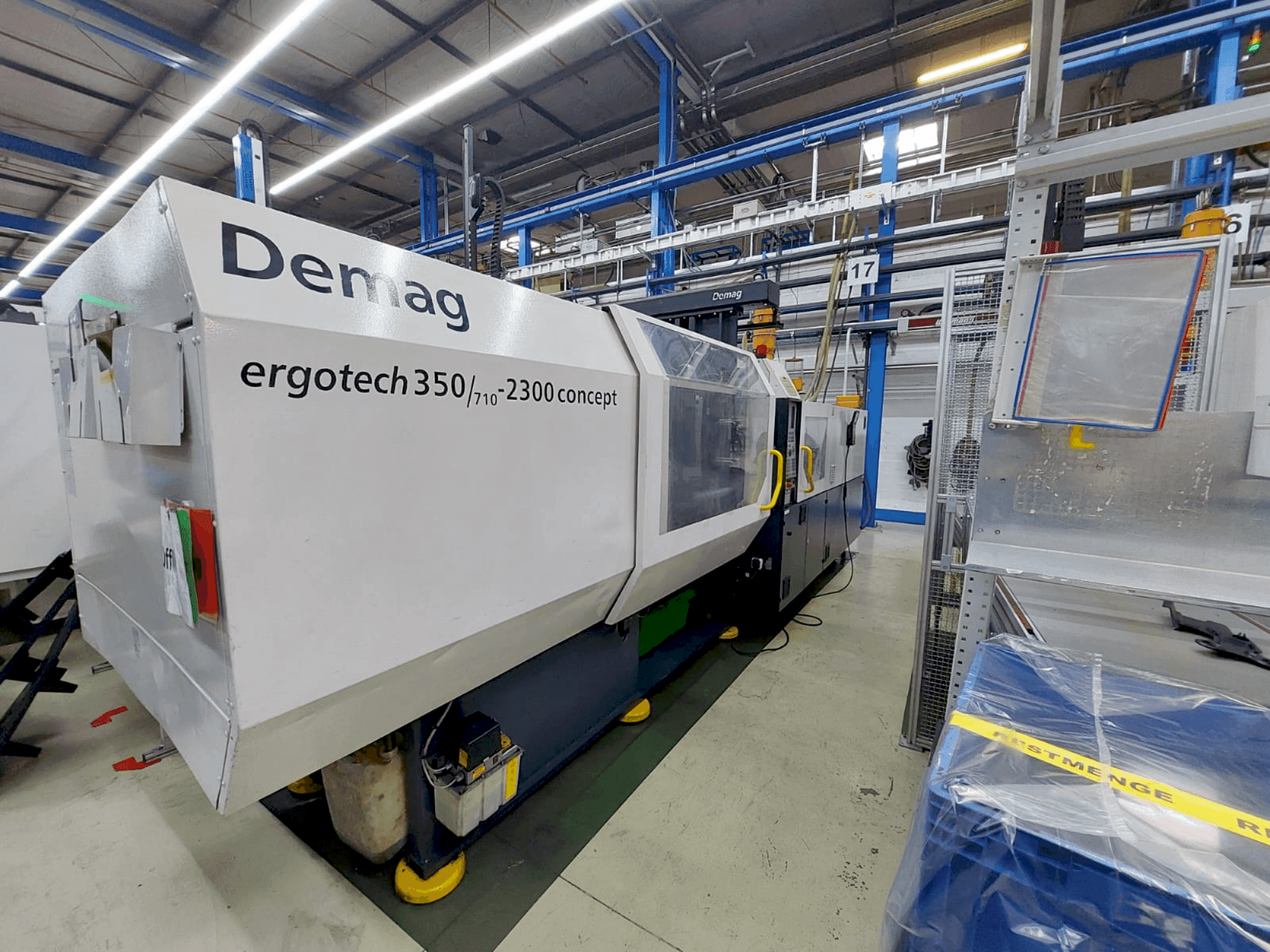 Widok z przodu maszyny DEMAG Ergo-Tech 350 Concept