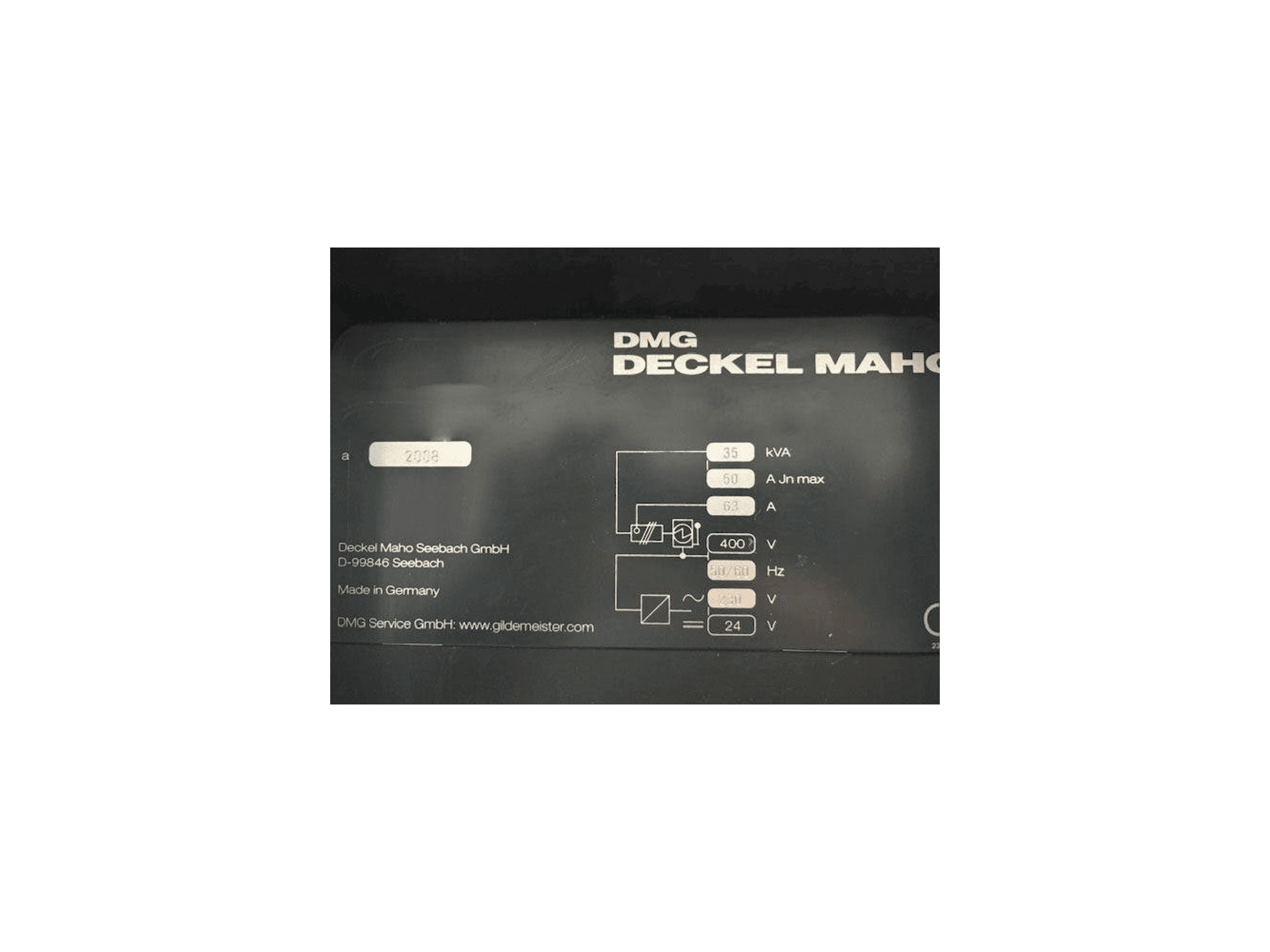 Szczegół maszyny DMG DMC 635V