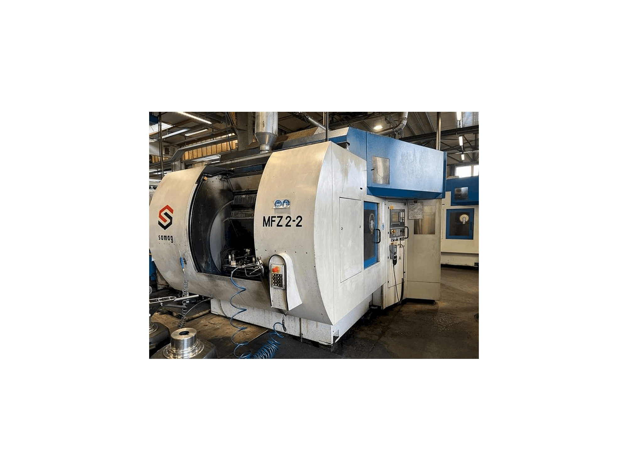 Widok z przodu maszyny SAMAG MFZ 2-2