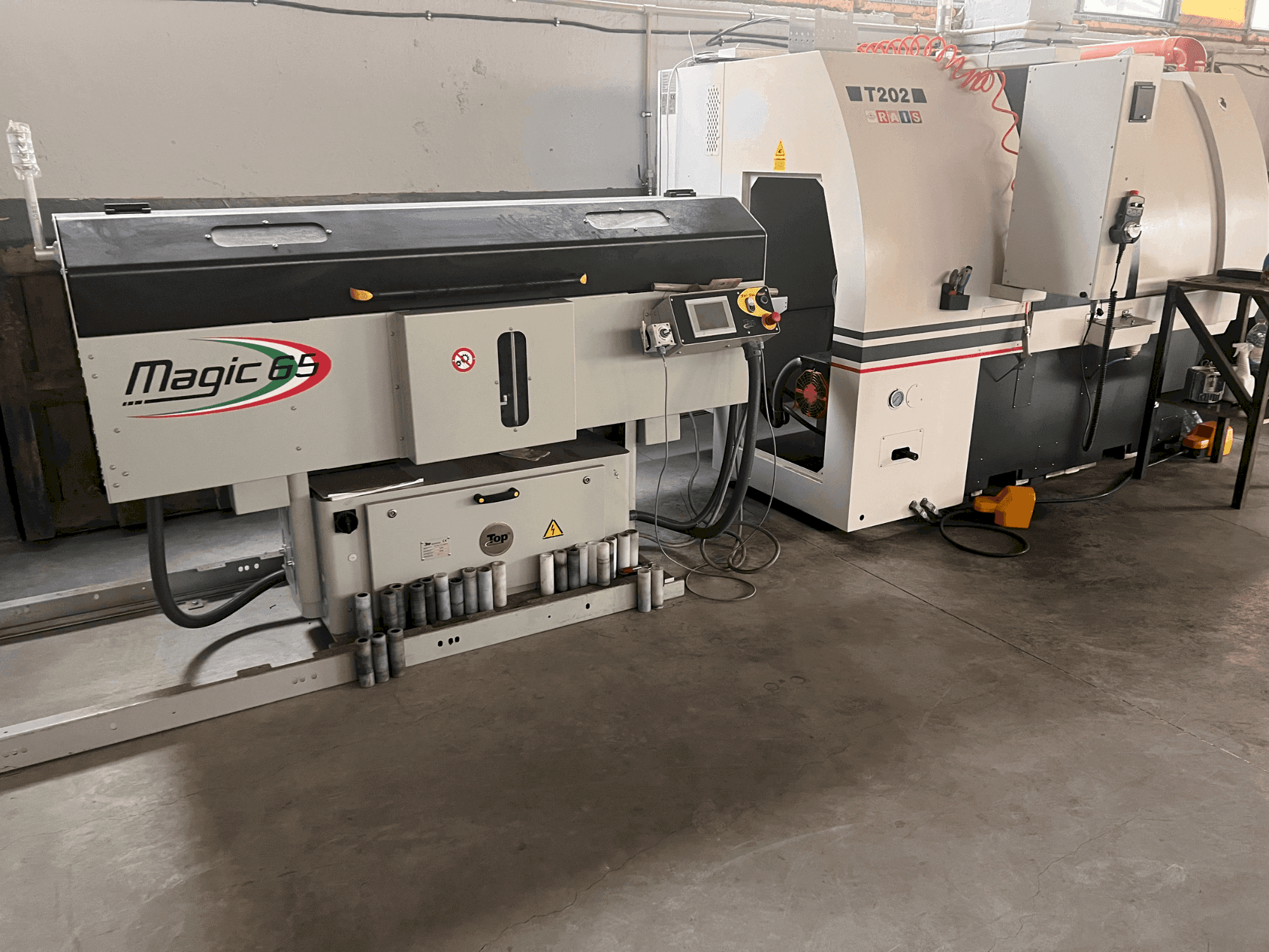 Widok z przodu maszyny RAIS T202