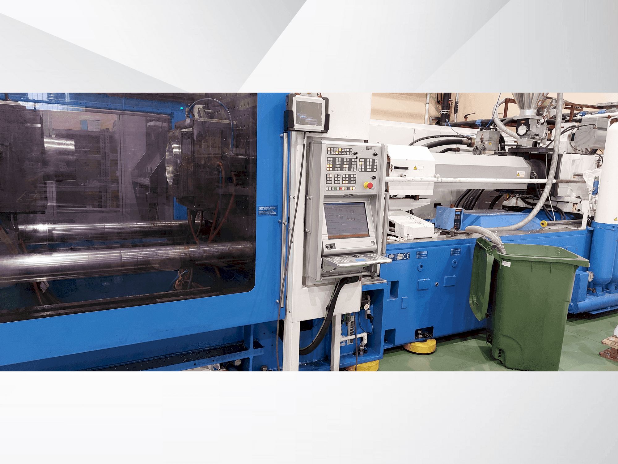 Widok z przodu maszyny Netstal S 6000-5500E