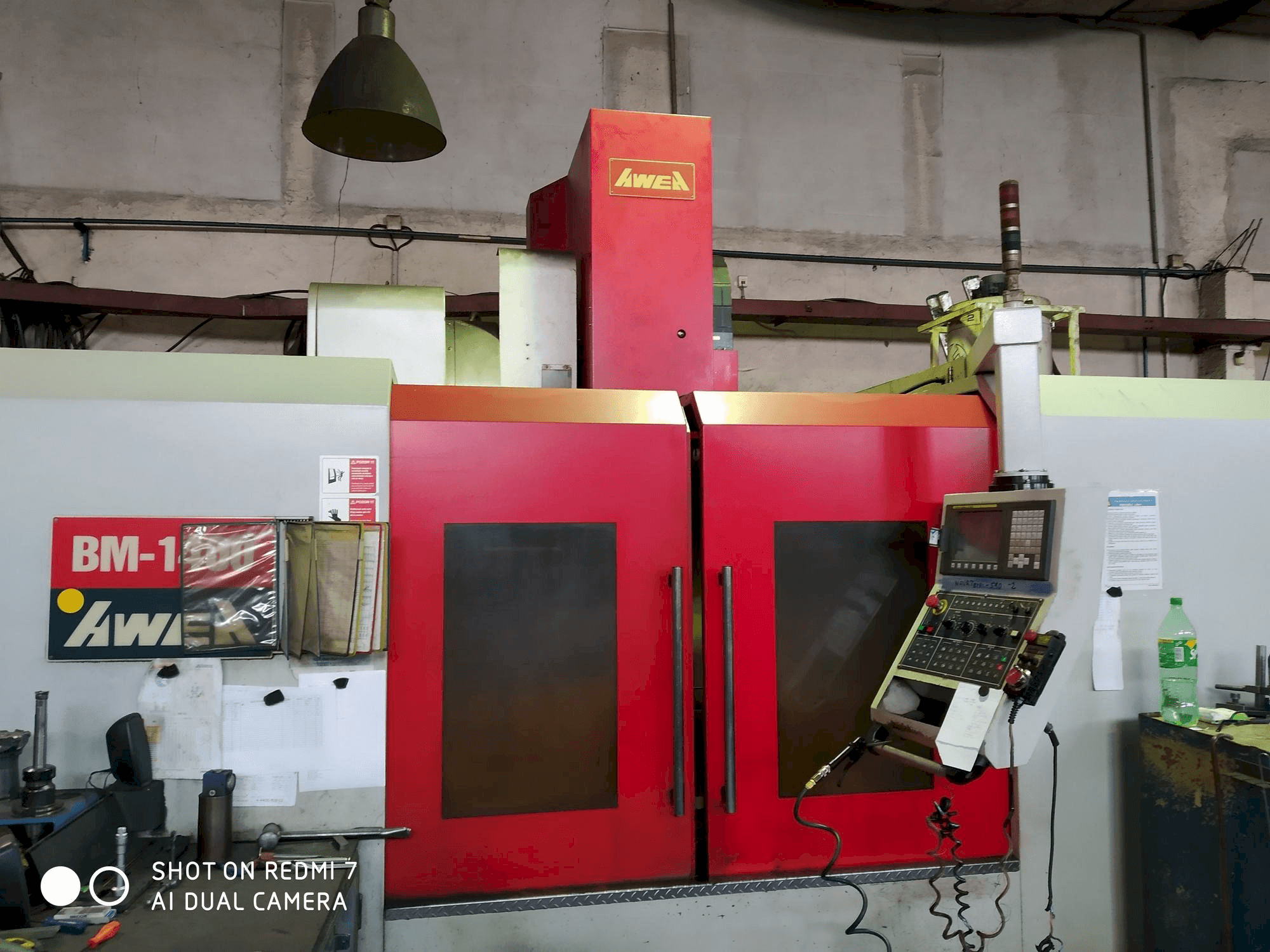 Widok z przodu maszyny AWEA BM-1400