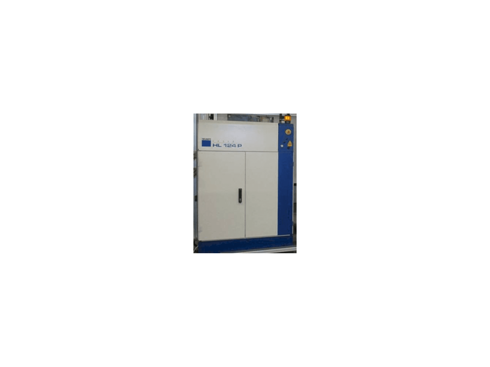 Widok z przodu maszyny Trumpf HL 124 P
