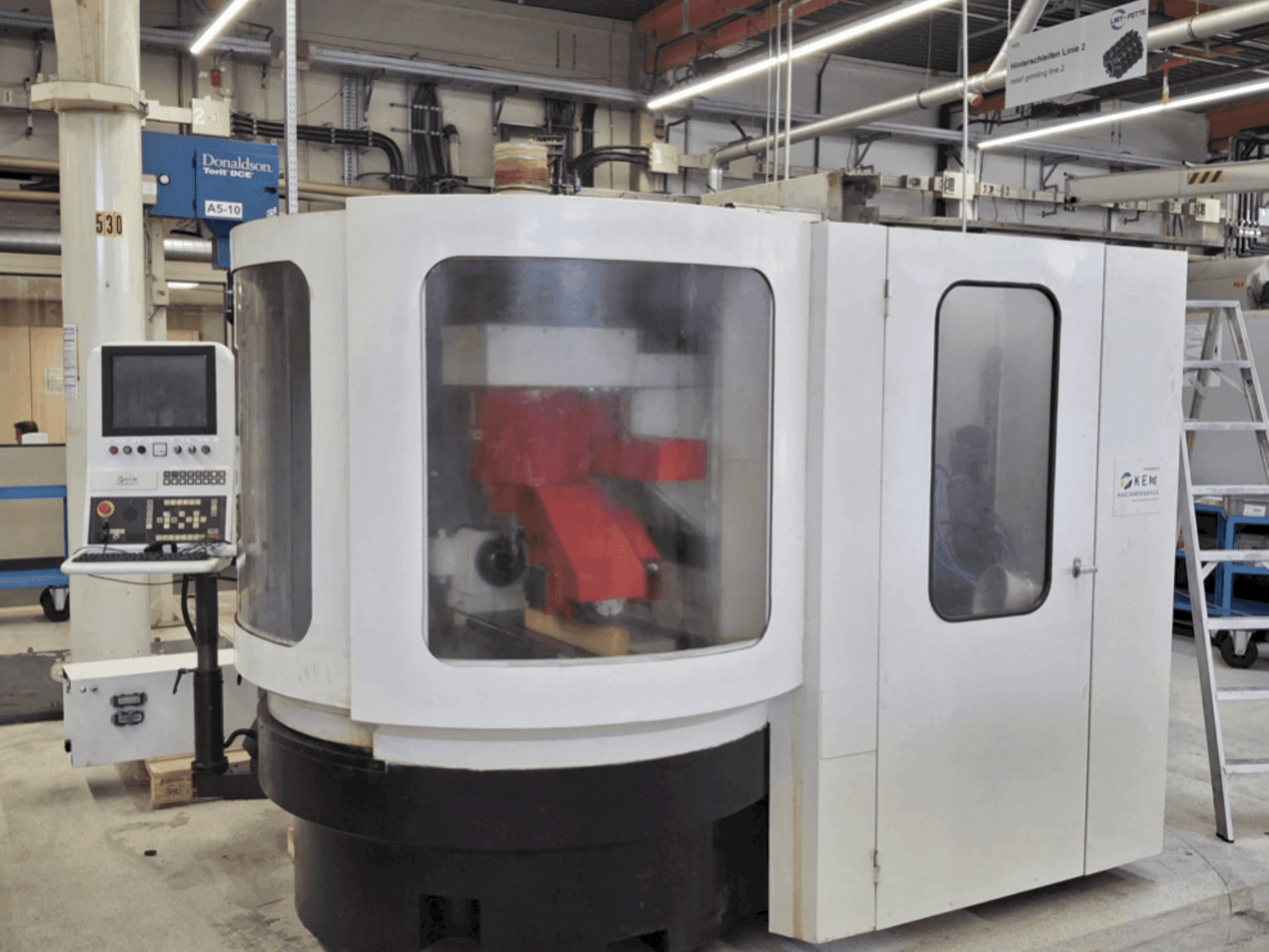 Widok z przodu maszyny SAACKE UWIID