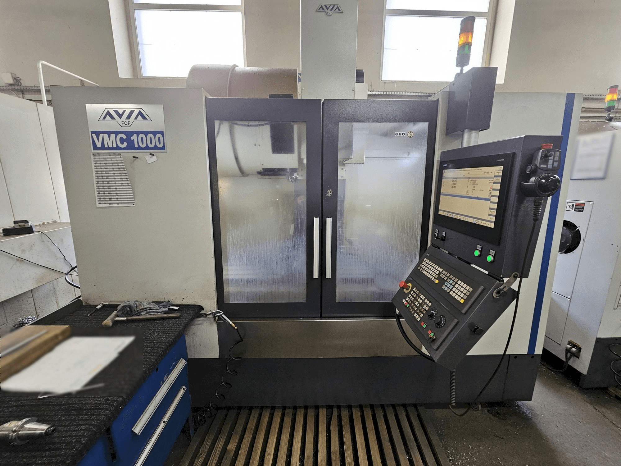 Widok z przodu maszyny Avia VMC 1000
