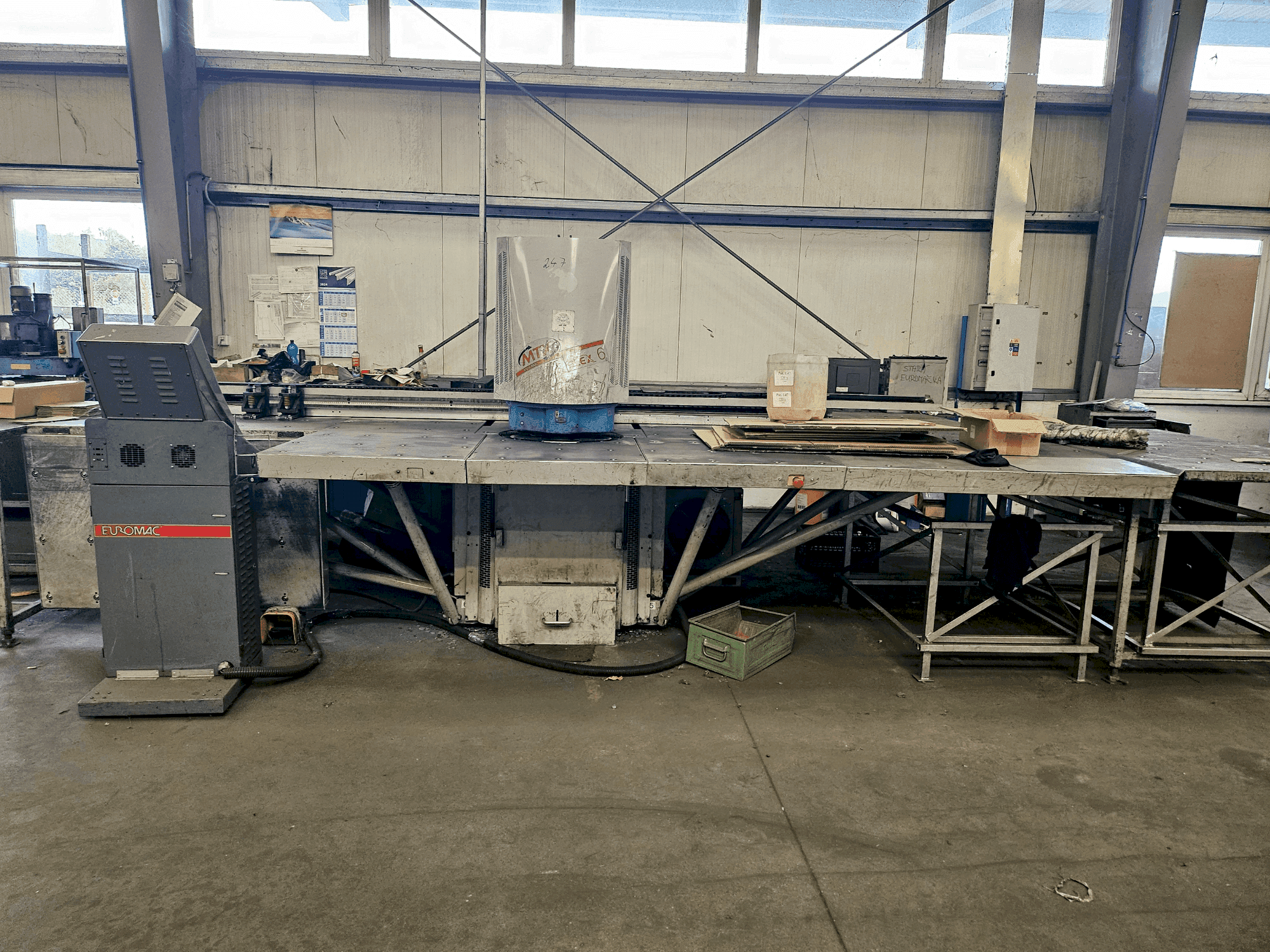 Widok z przodu maszyny Euromac MTX Flex 6