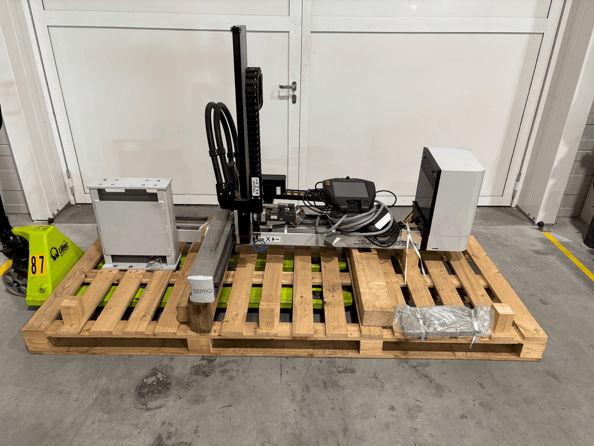 Widok z przodu maszyny Sepro Success 11