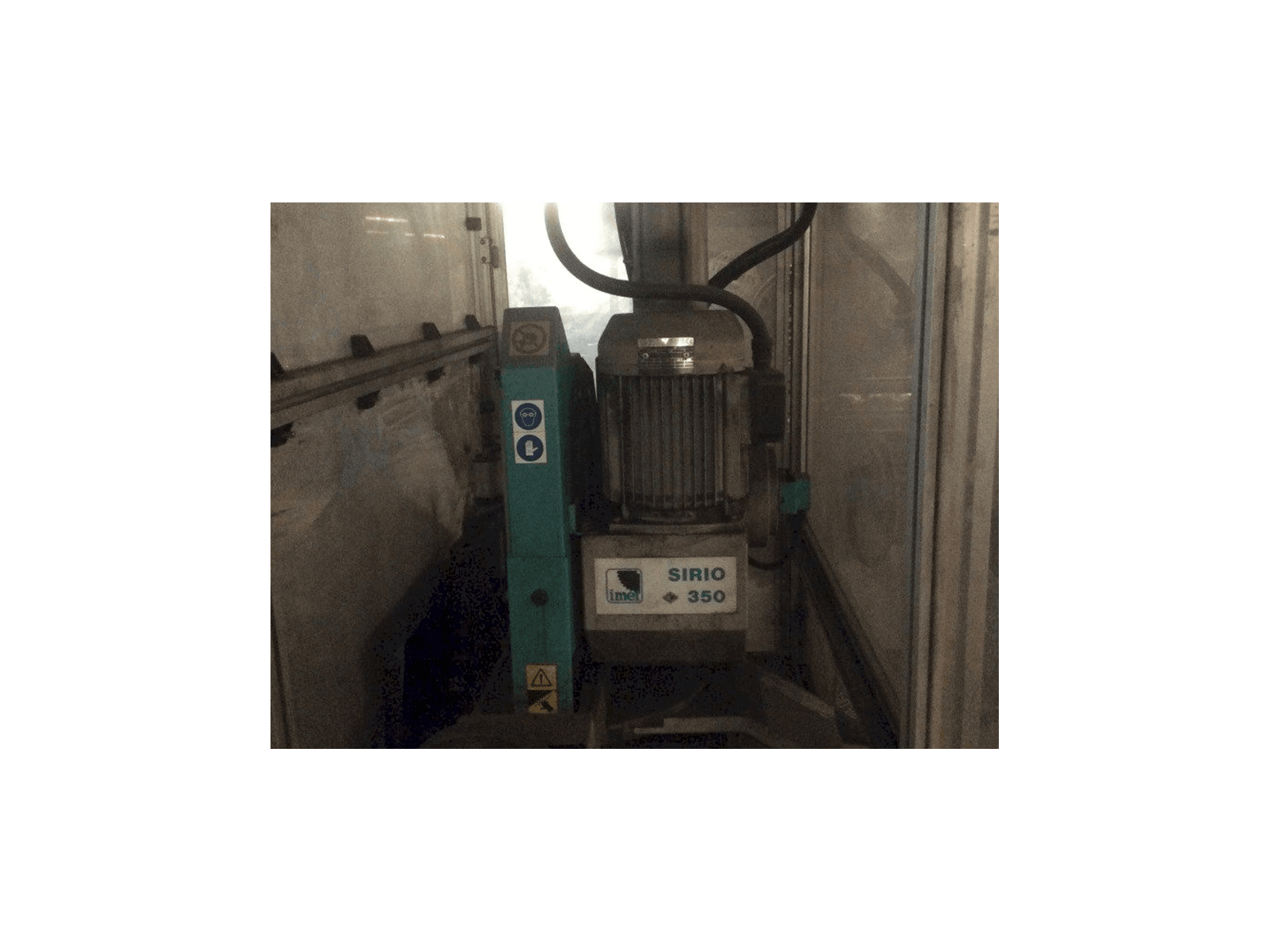 Widok lewej strony maszyny Imet Sirio 350 AF-E