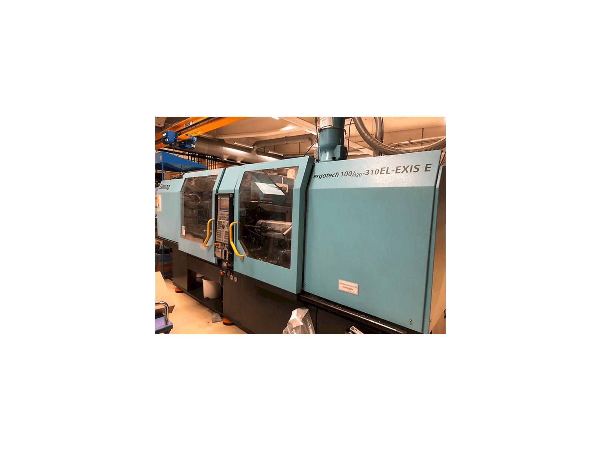 Widok z przodu maszyny DEMAG Ergotech 100/420 - 310 EL-EXIS E