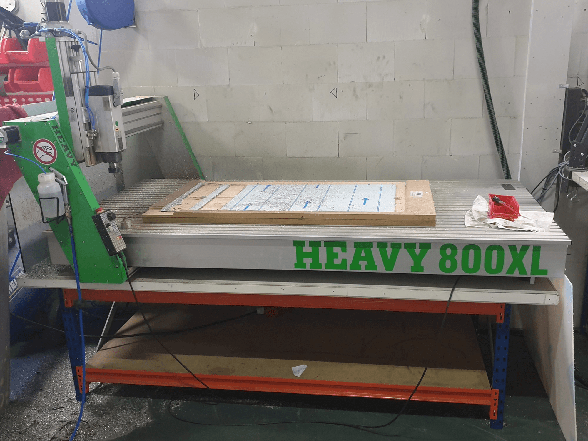 Widok z przodu maszyny EAS HEAVY 800 XL