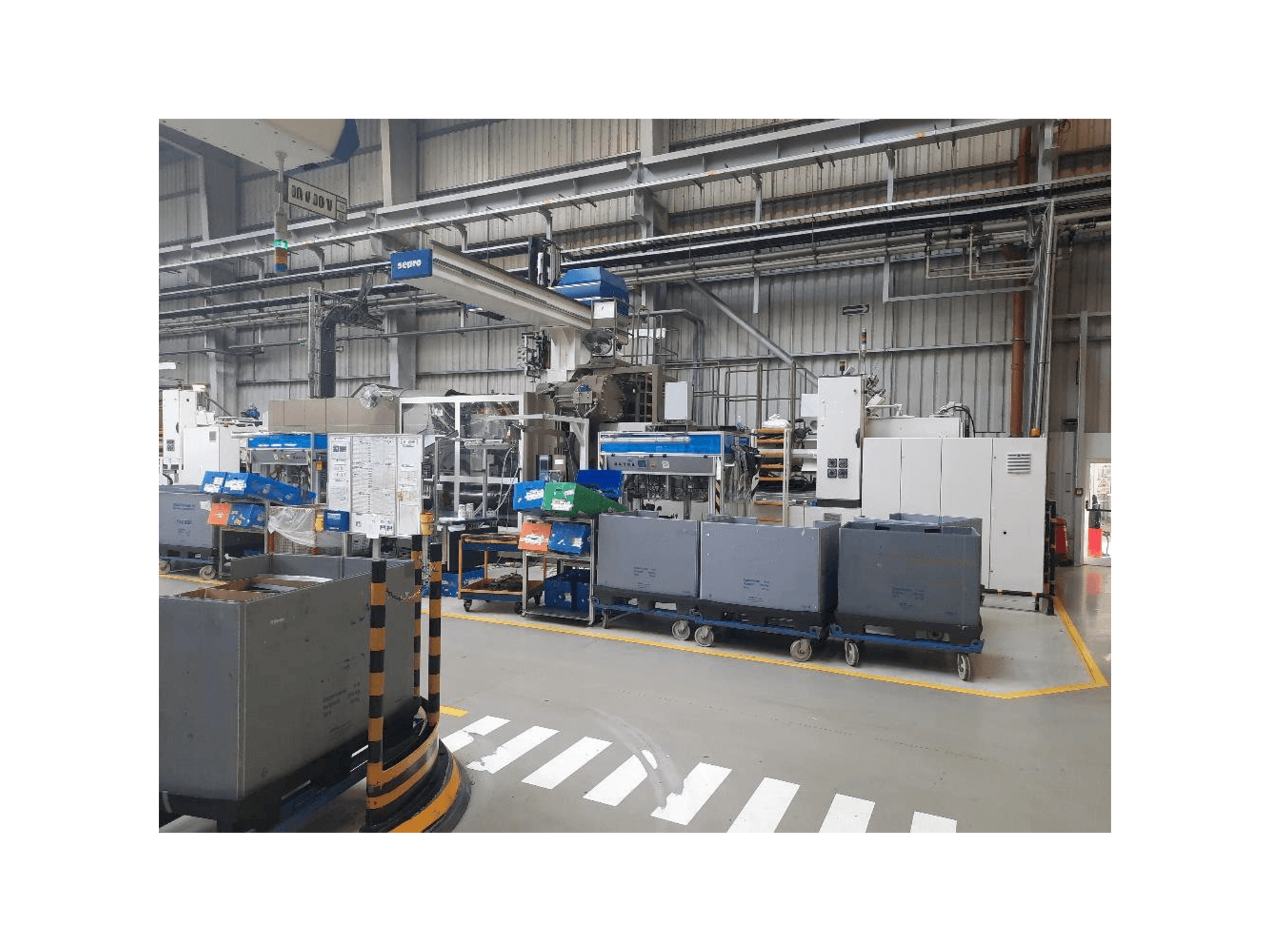 Widok z przodu maszyny Battenfeld 2000/19000