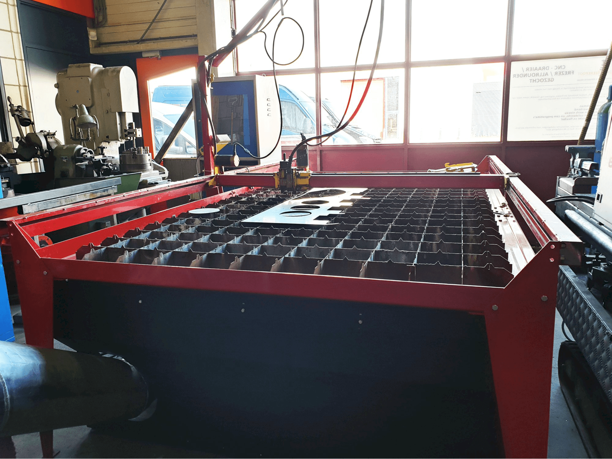 Obszar pracy maszyny Plasmacam Samson 510