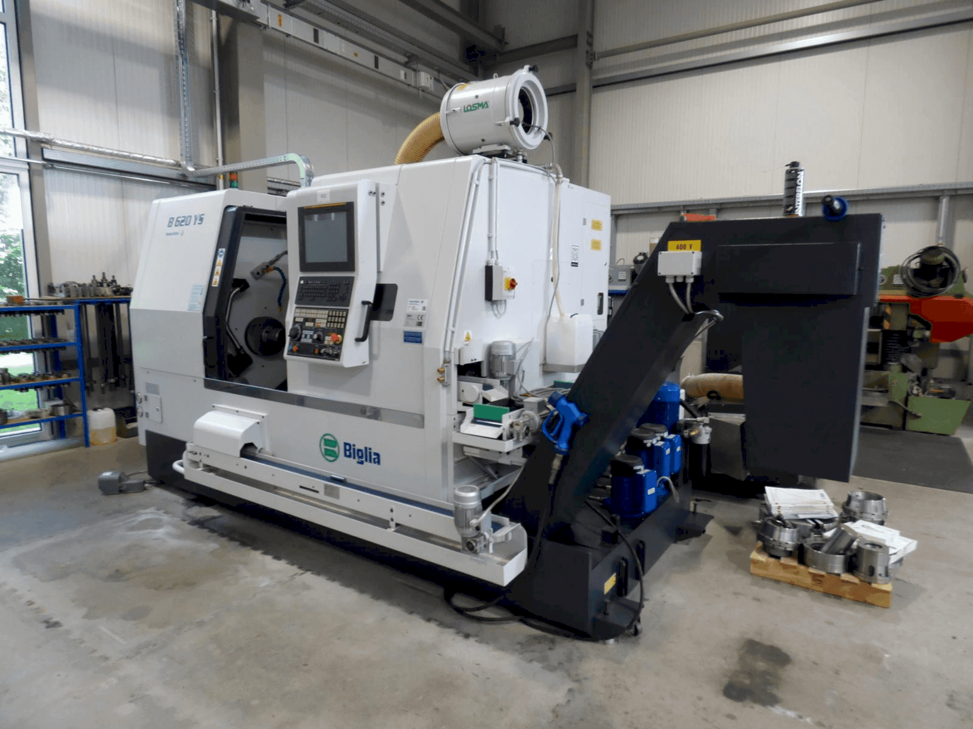 Widok z przodu maszyny Biglia B620YS