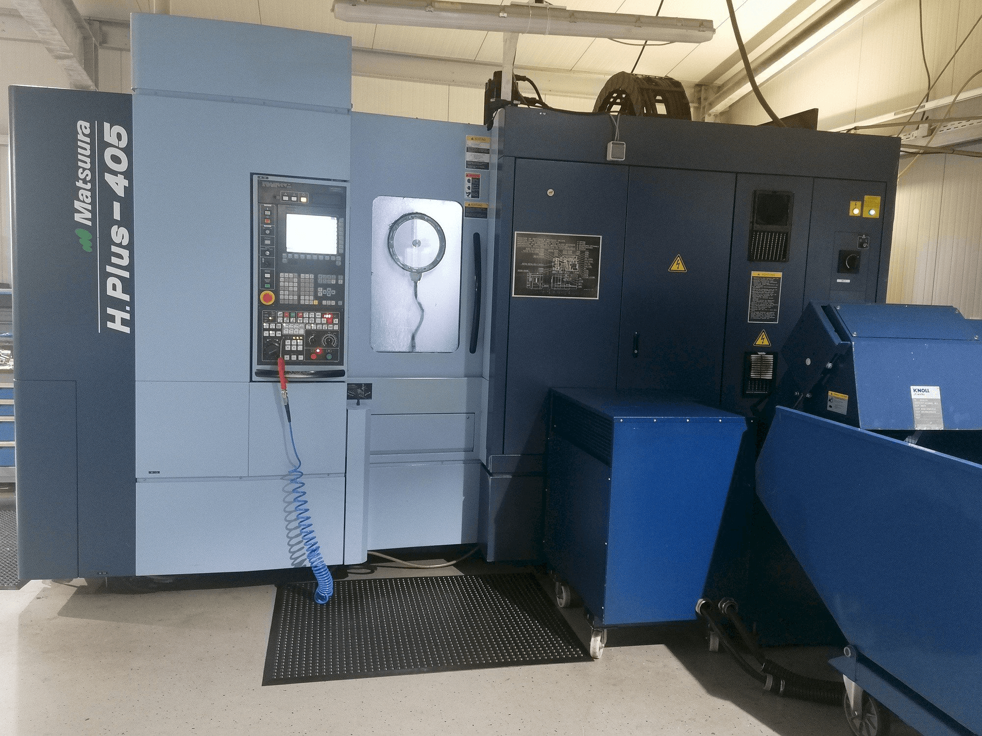 Widok z przodu maszyny Matsuura H-PLUS-405