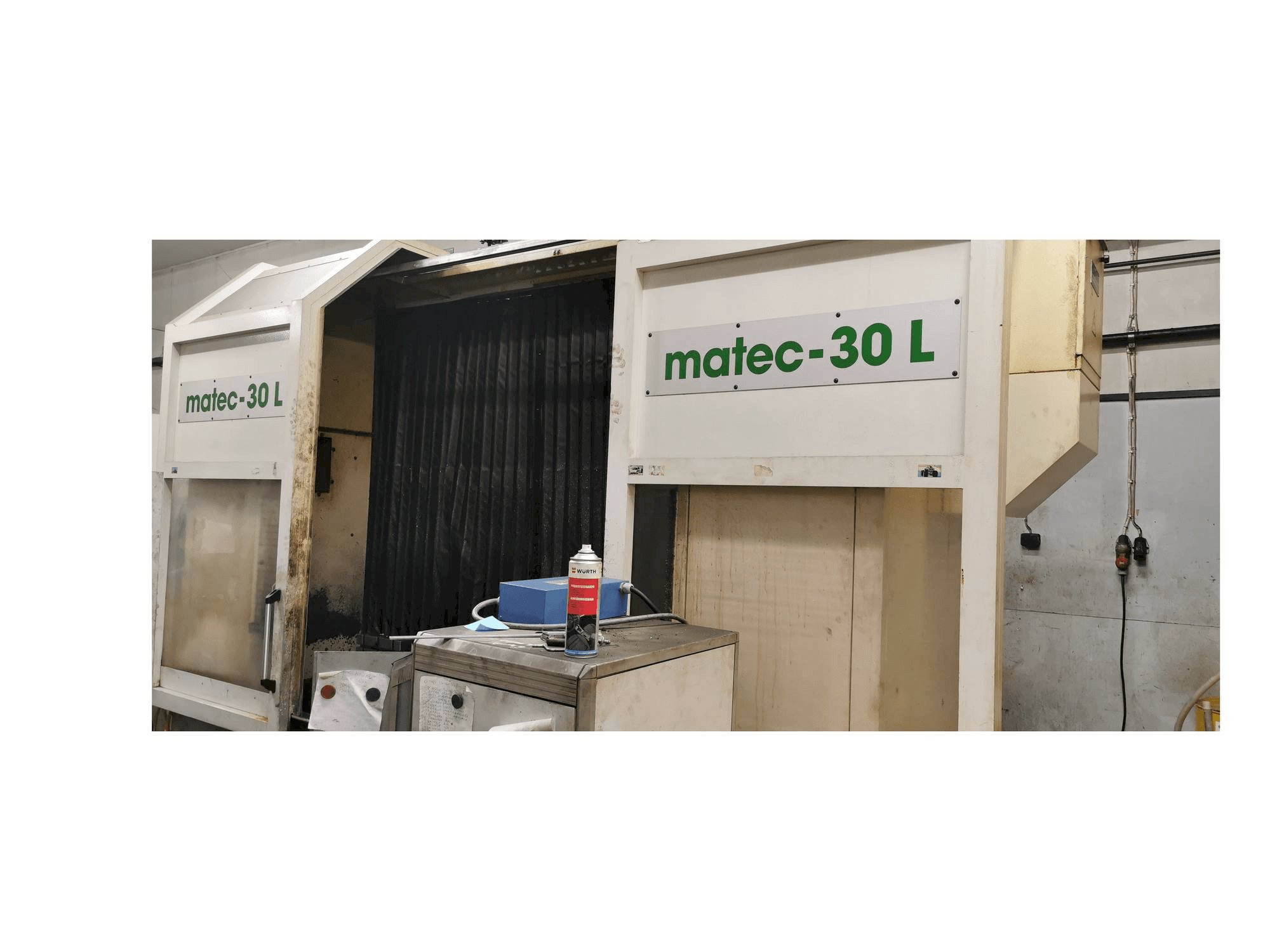 Widok z przodu maszyny Matec 30 L