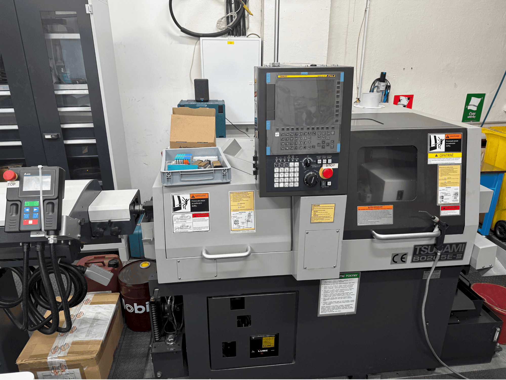 Widok z przodu maszyny TSUGAMI B0205E-III