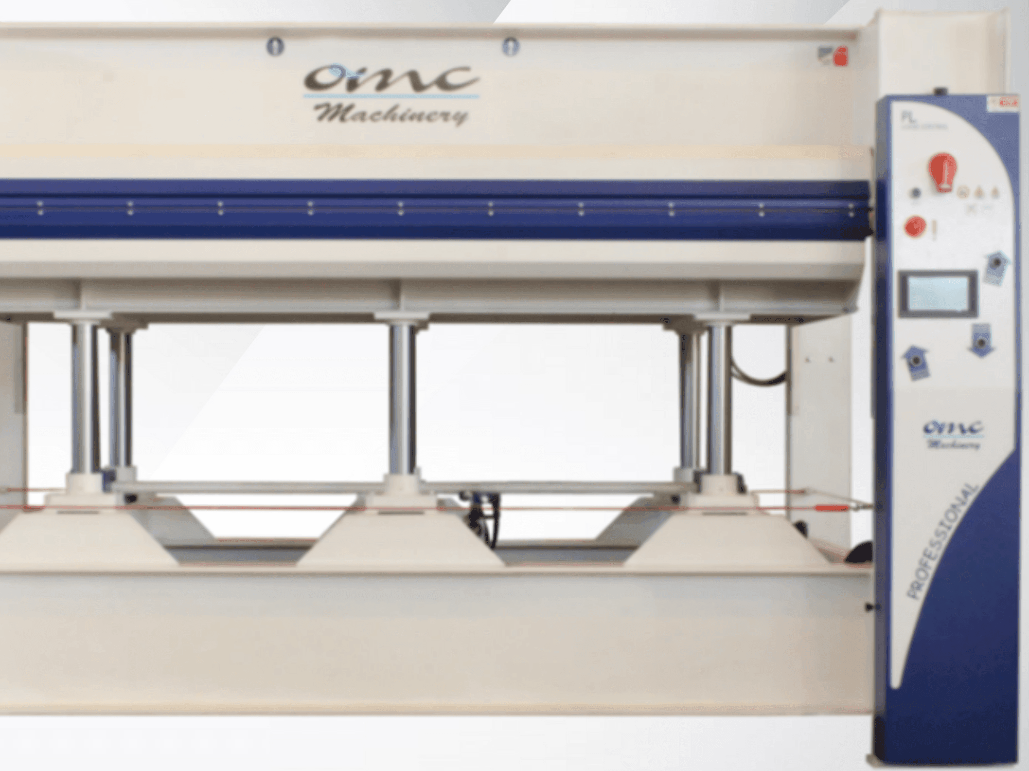 Widok z przodu maszyny OMC PL 90s