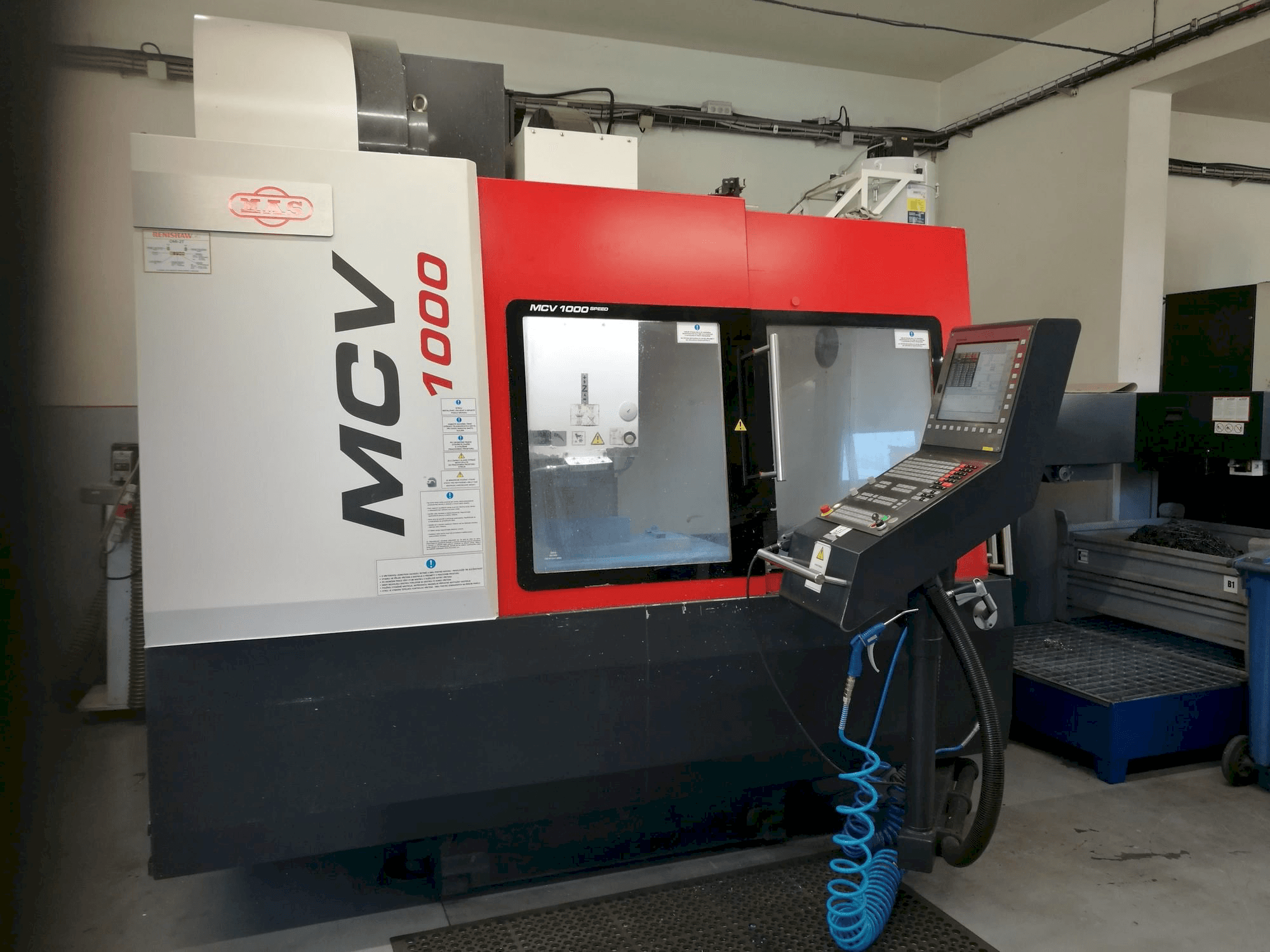 Widok z przodu maszyny KOVOSVIT MAS MCV 1000 Speed