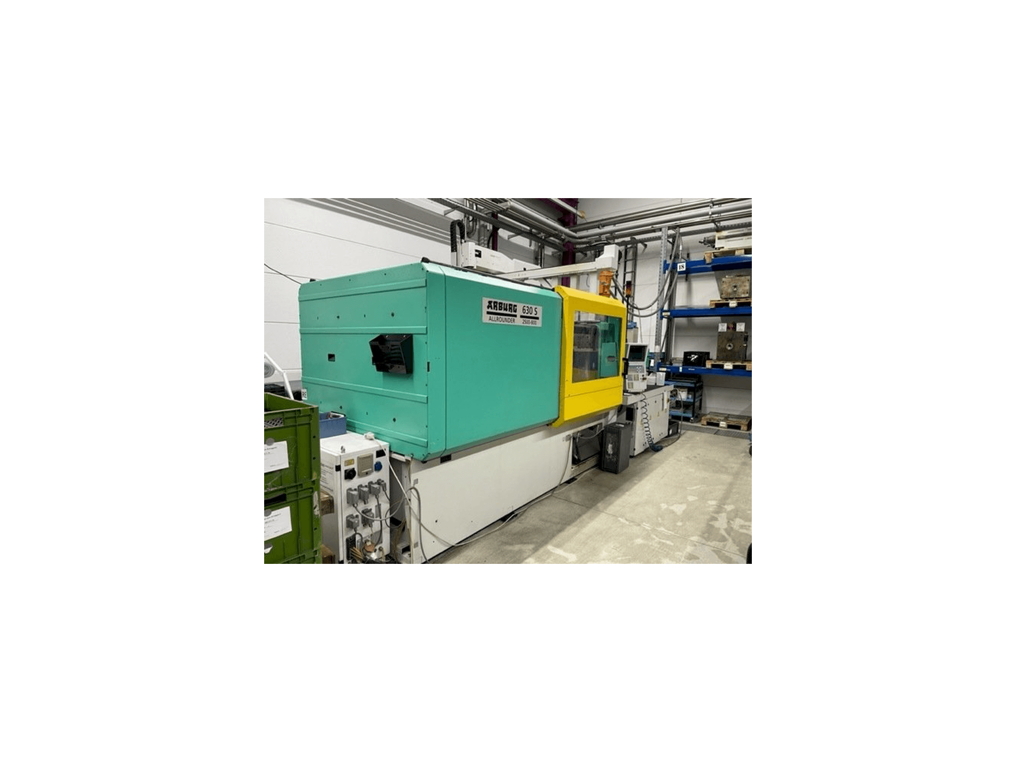 Widok z przodu maszyny Arburg 420C 1000-250