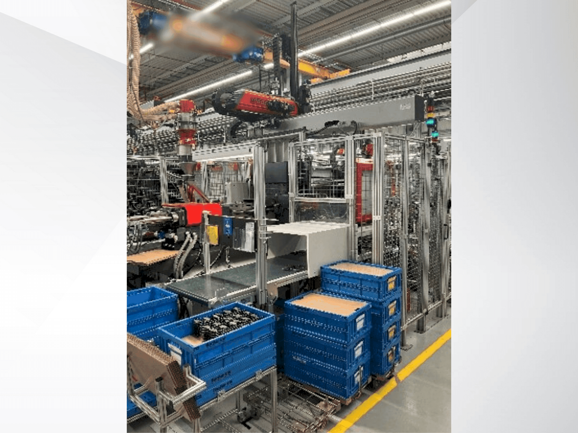 Widok z przodu maszyny Arburg Allrounder 470 S 1300-350 (2004)