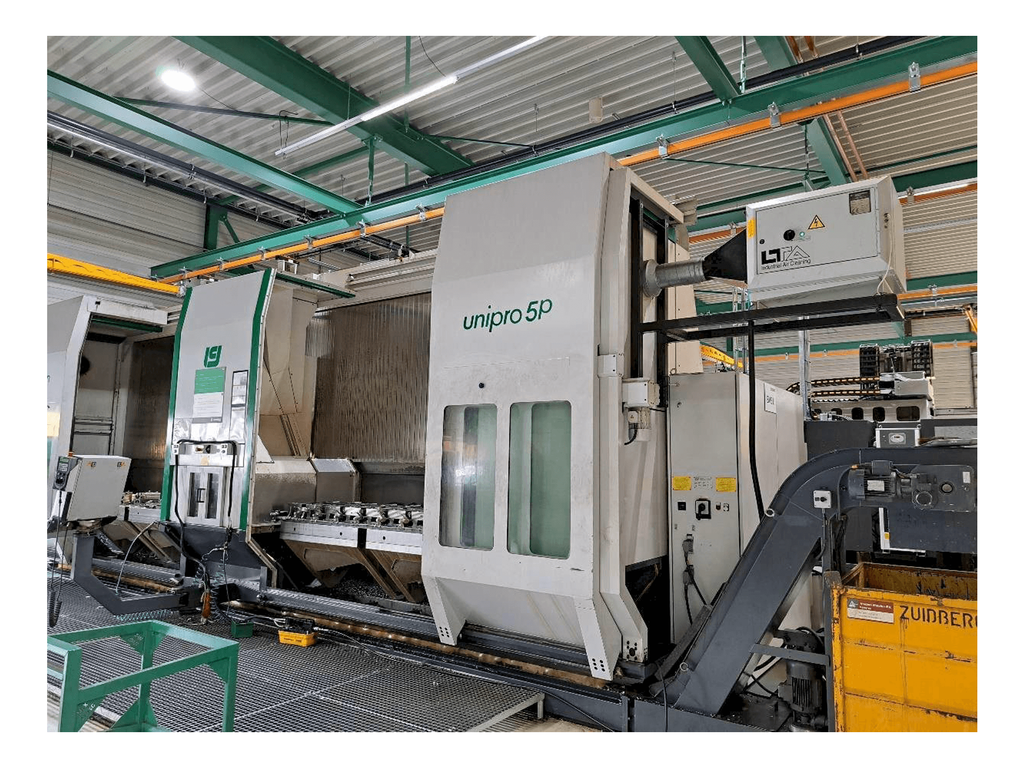 Widok z przodu maszyny Unisign Unipro 5P