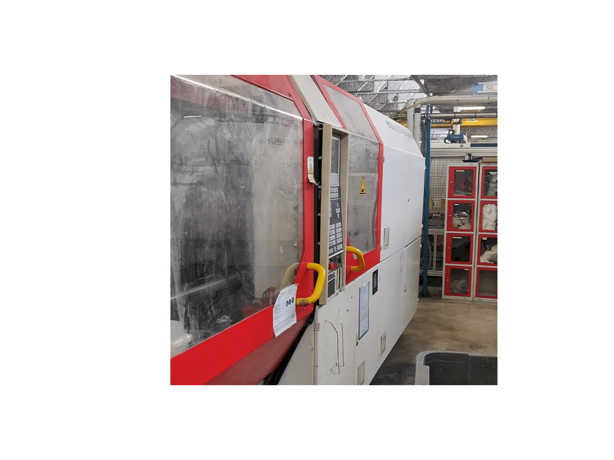 Widok z przodu maszyny DEMAG Ergotech 330-1450 system