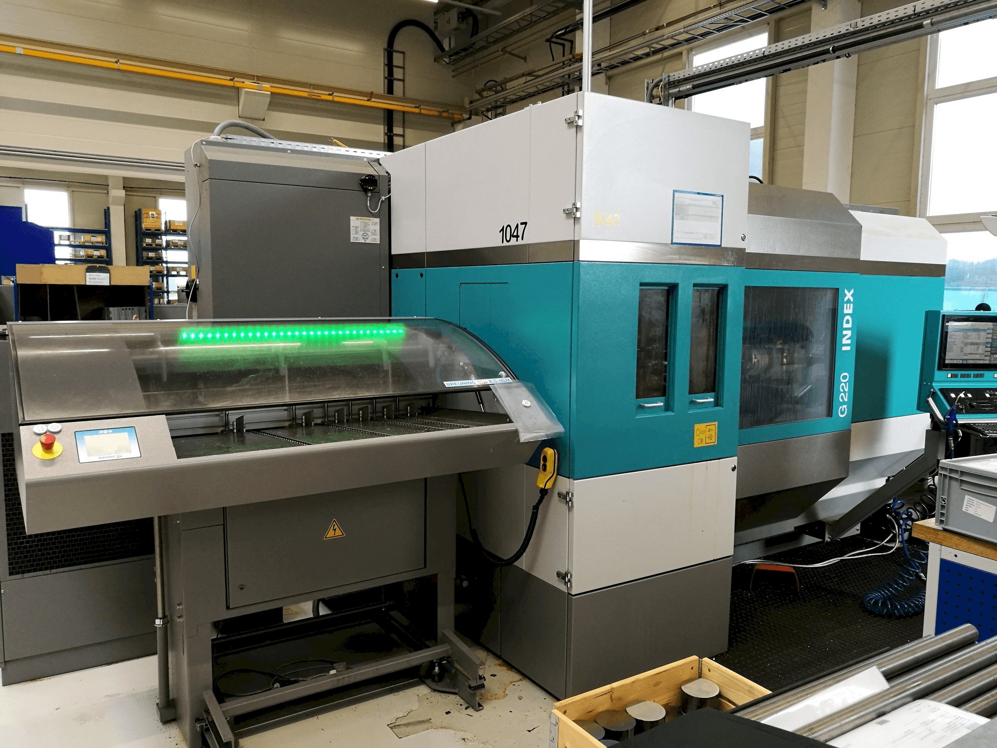 Widok z przodu maszyny Index G220