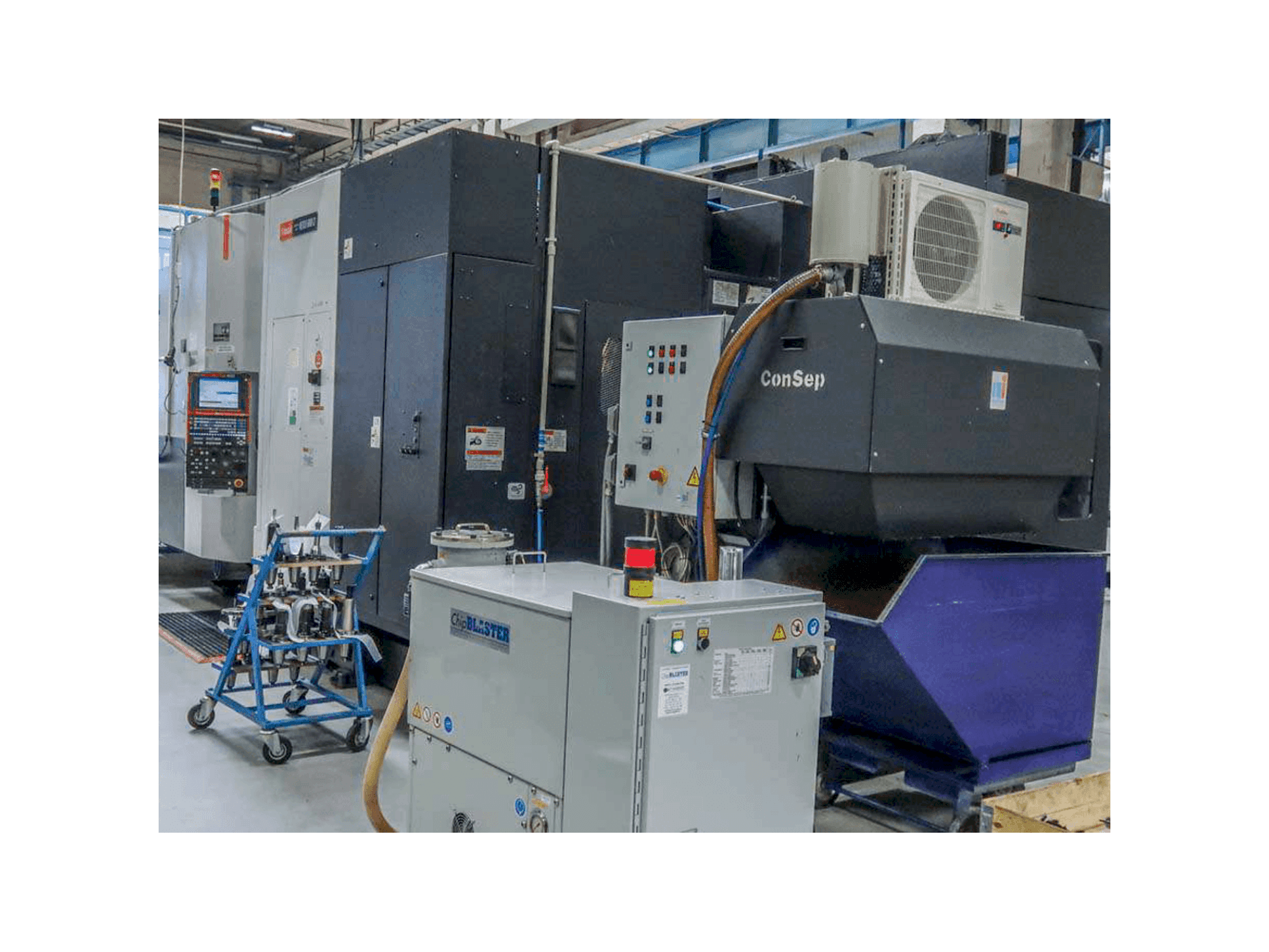 Widok z przodu maszyny Mazak NEXUS HCN 6000 II