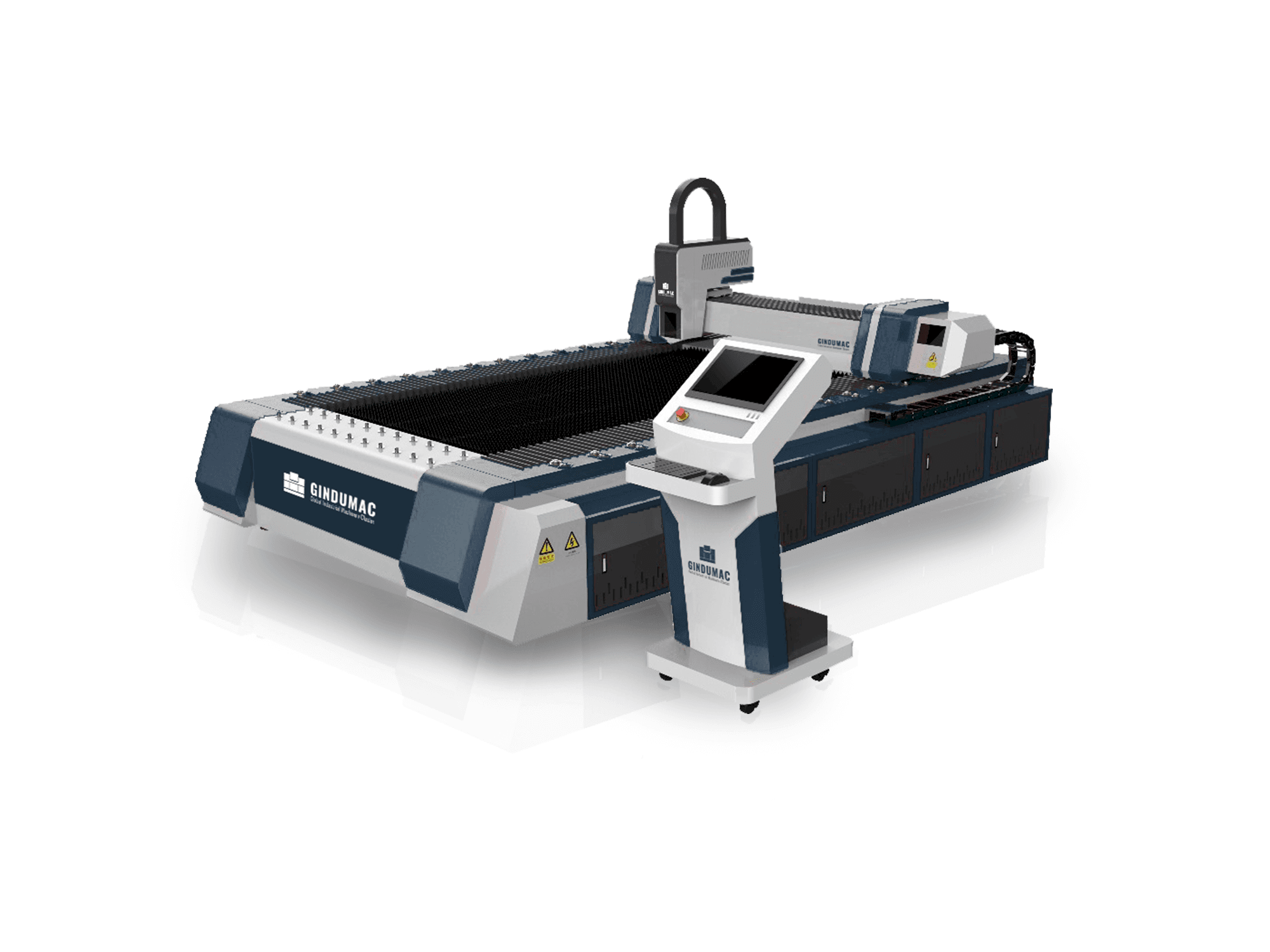 Widok z prawej maszyny GINDUMAC TREND 3015-1000SF