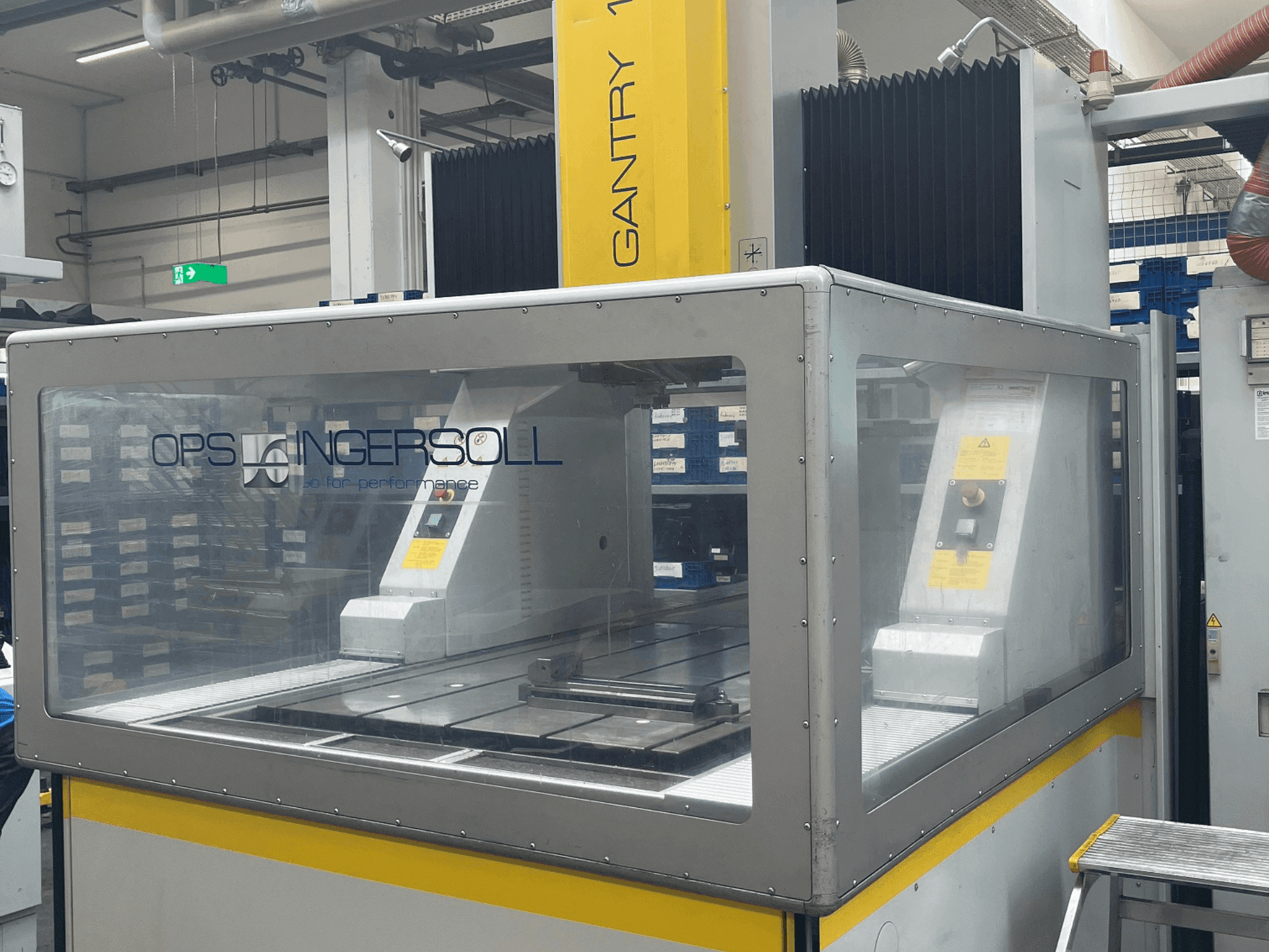 Widok z przodu maszyny OPS INGERSOLL Gantry 1200