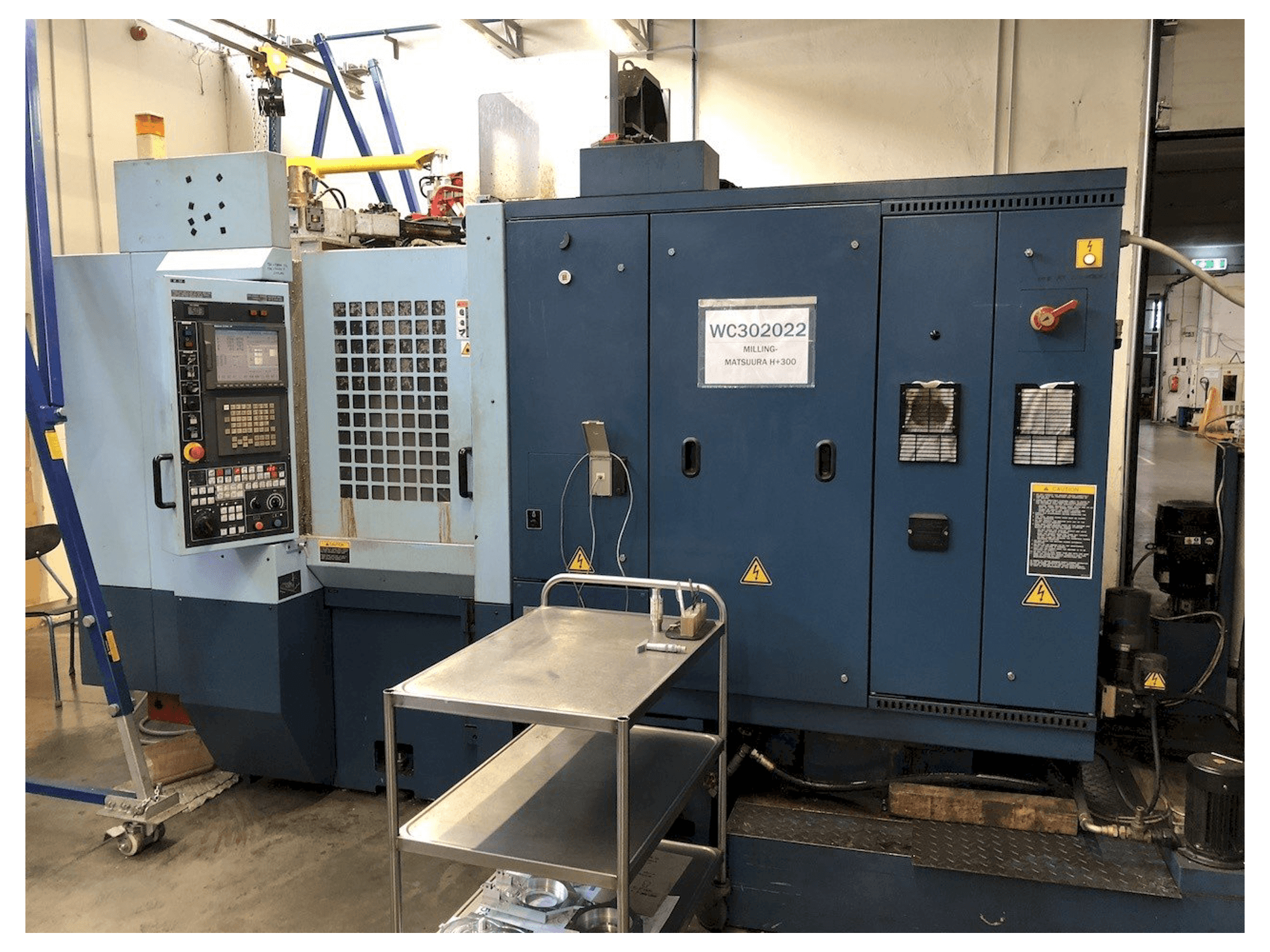 Widok z przodu maszyny Matsuura H Plus-300