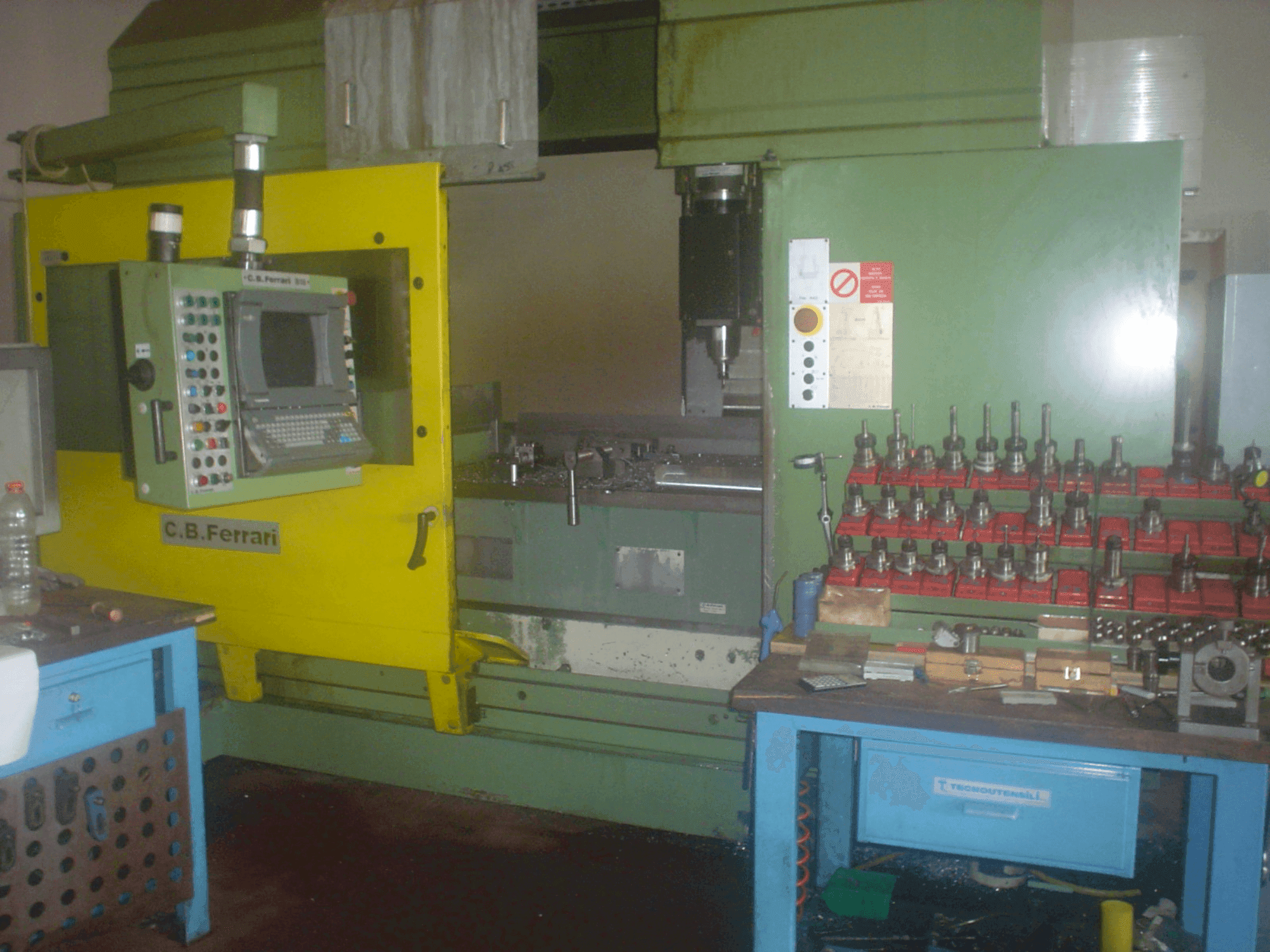 Widok z przodu maszyny C.B. Ferrari B18