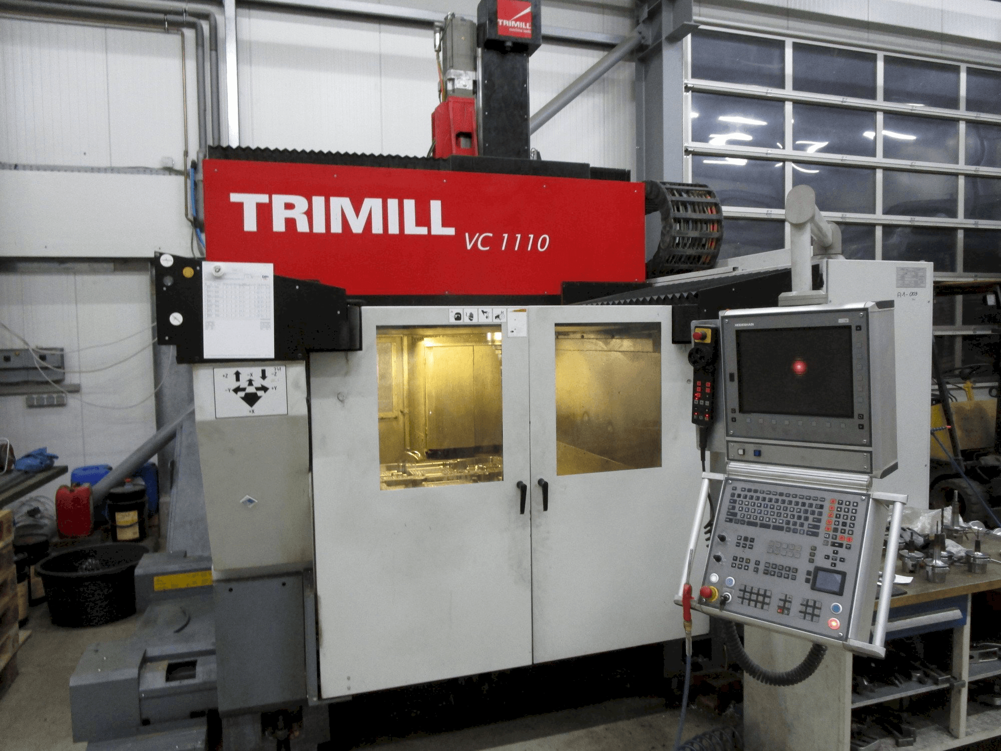 Widok z przodu maszyny TRIMILL VC1110