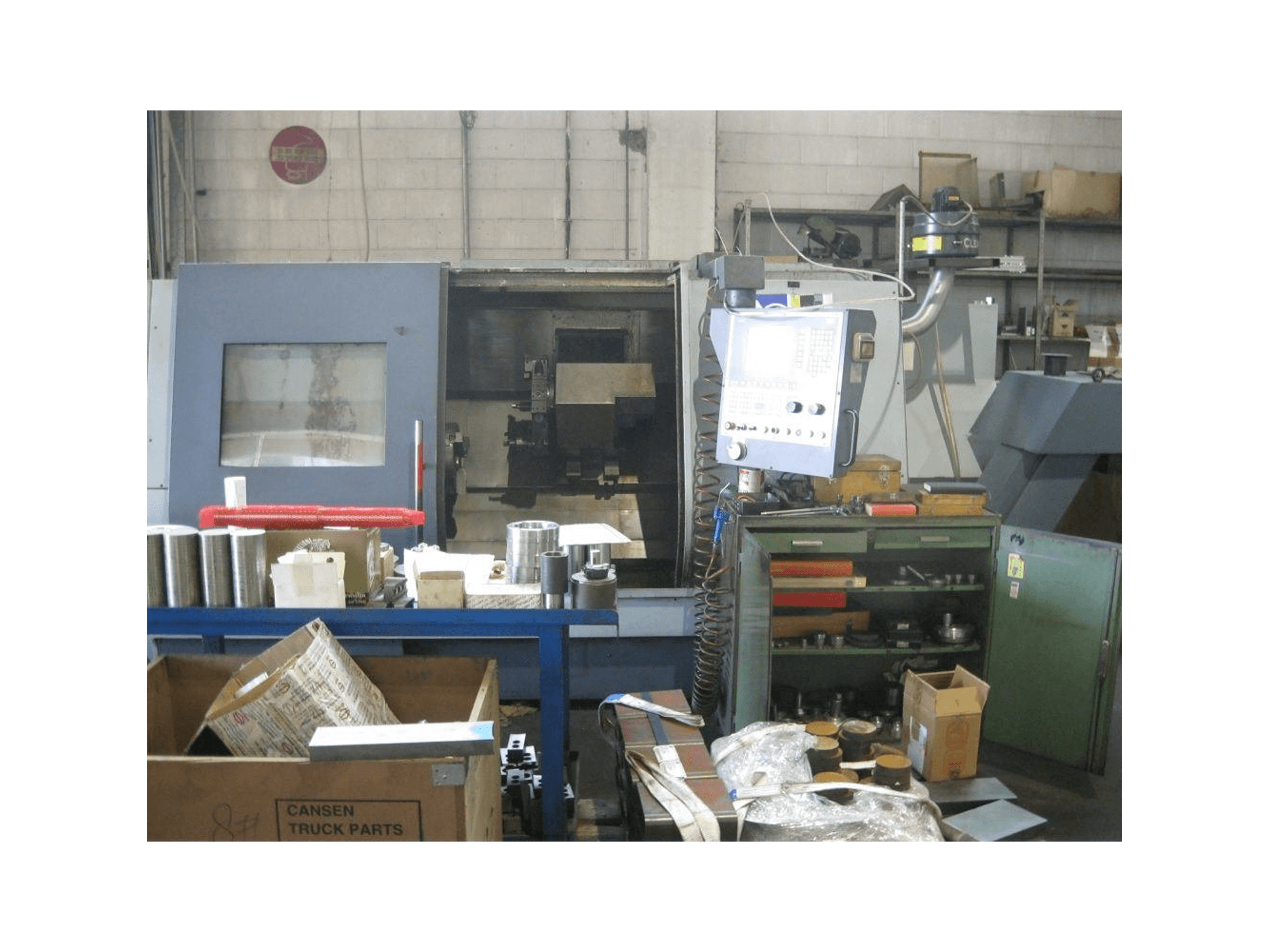 Widok z przodu maszyny EMCO PADOVANI 500