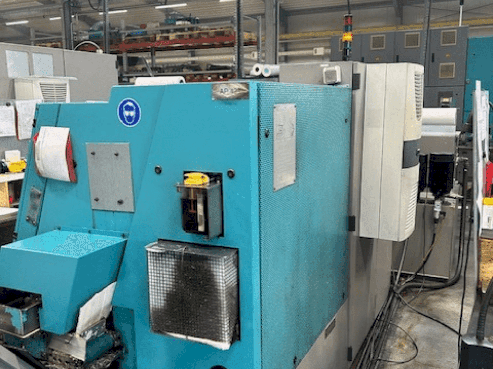 Widok z przodu maszyny Index C100