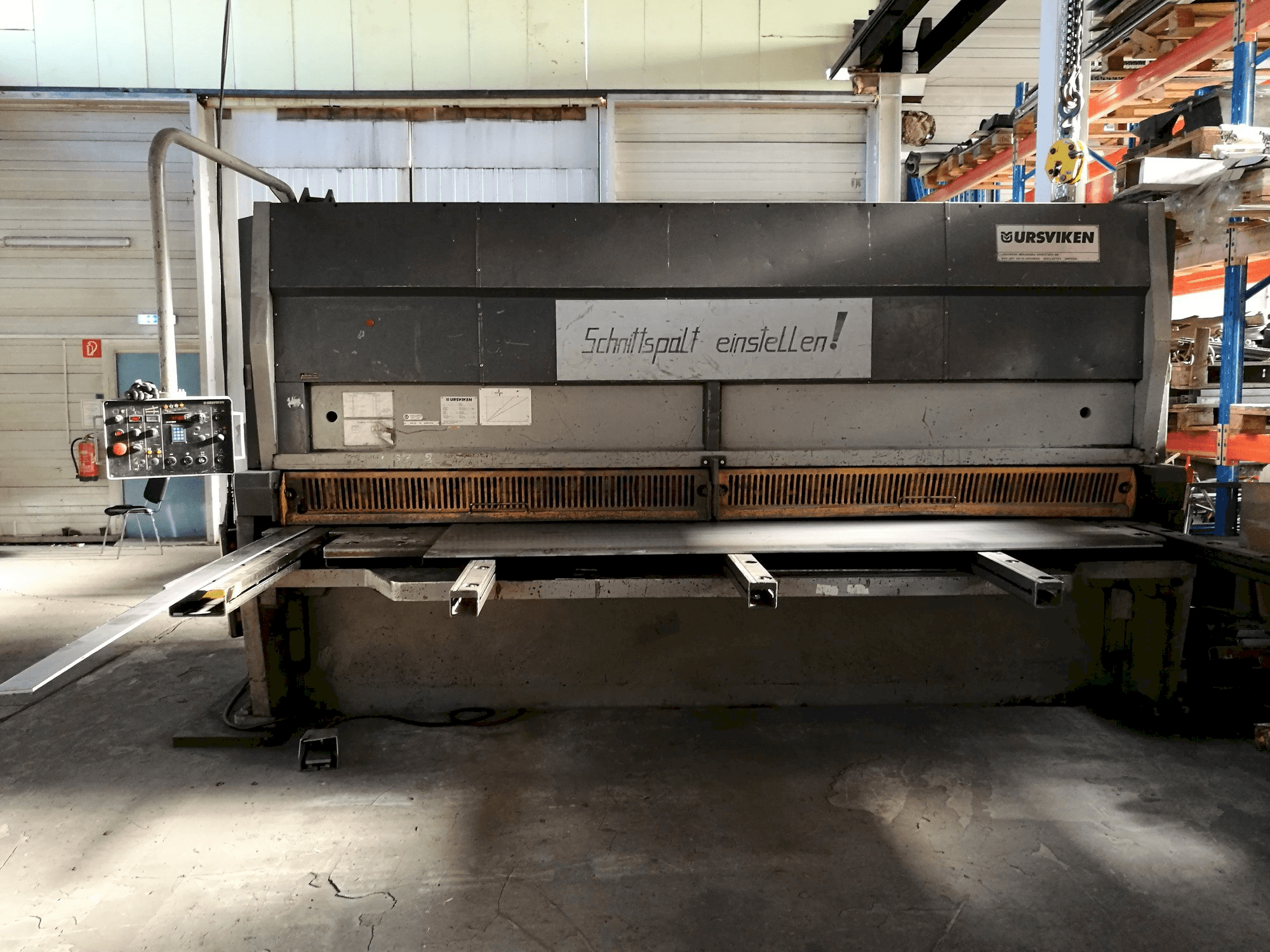 Widok z przodu maszyny Ursviken GSA 640