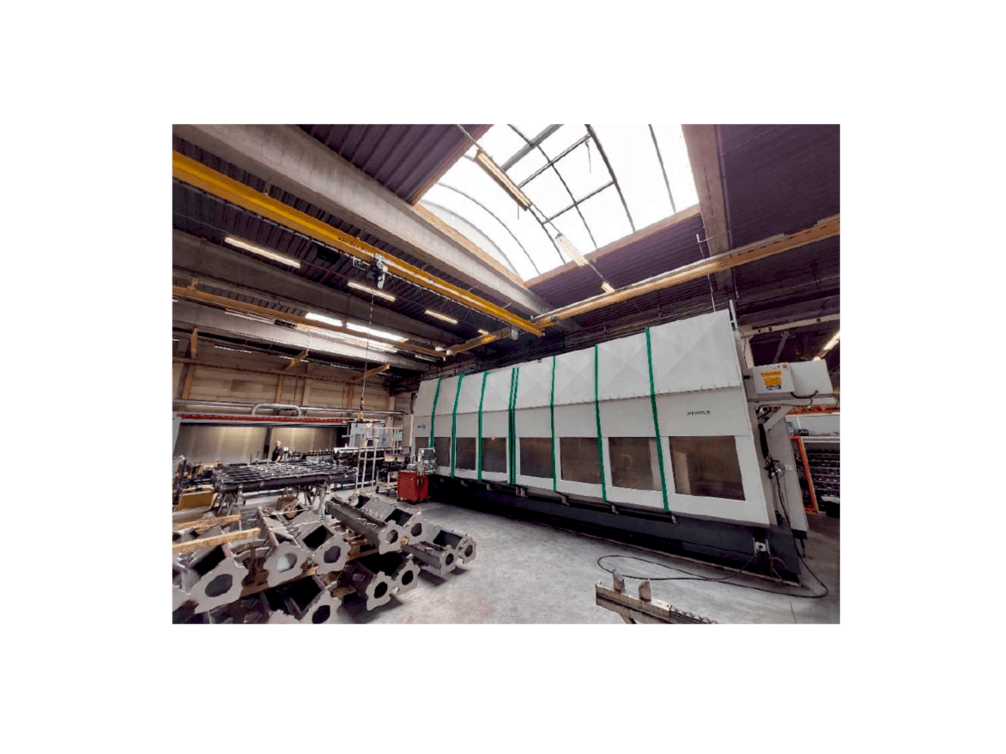 Widok z przodu maszyny Unisign Univers 6