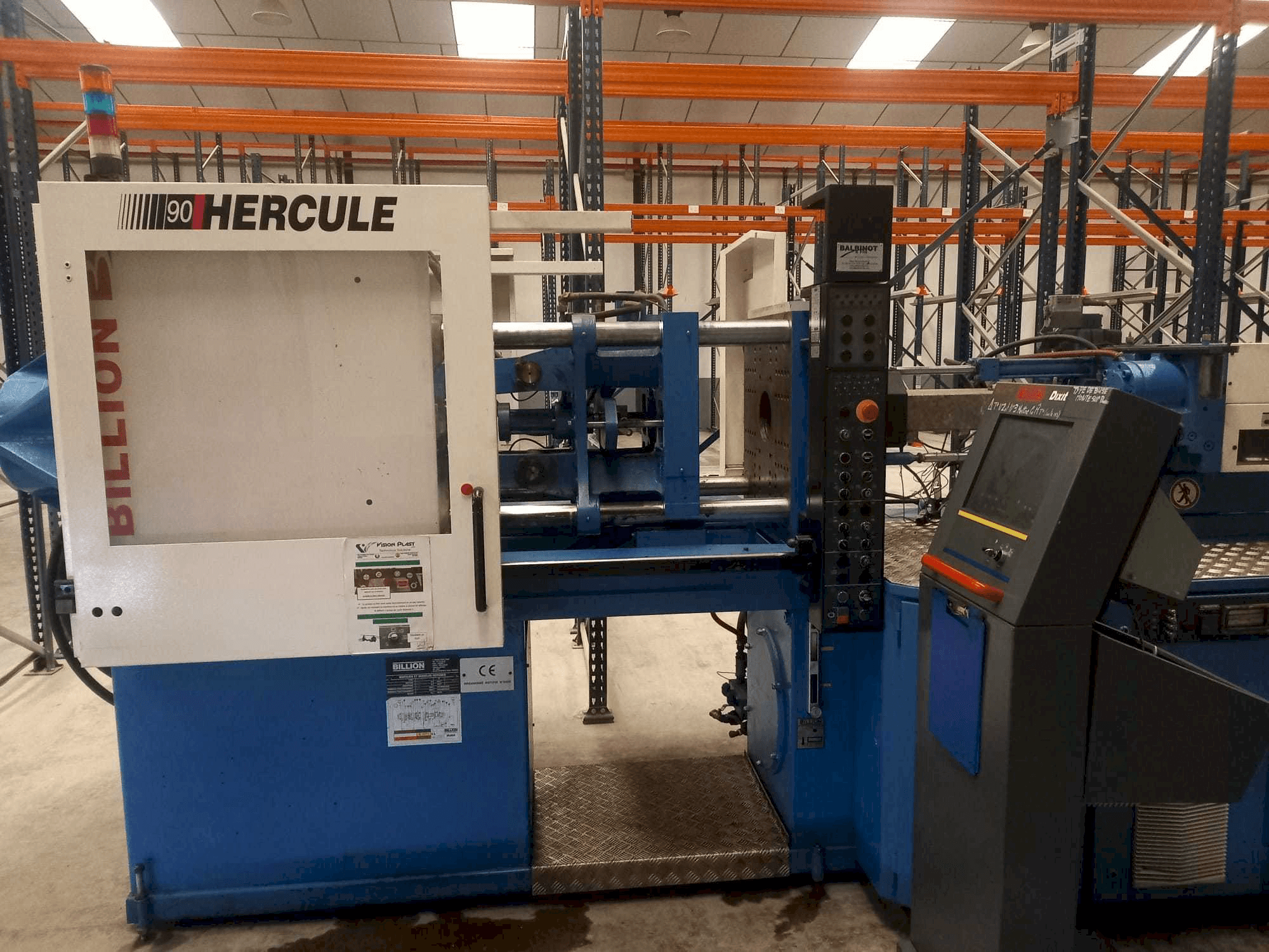 Widok z przodu maszyny Billion H260/90 TP