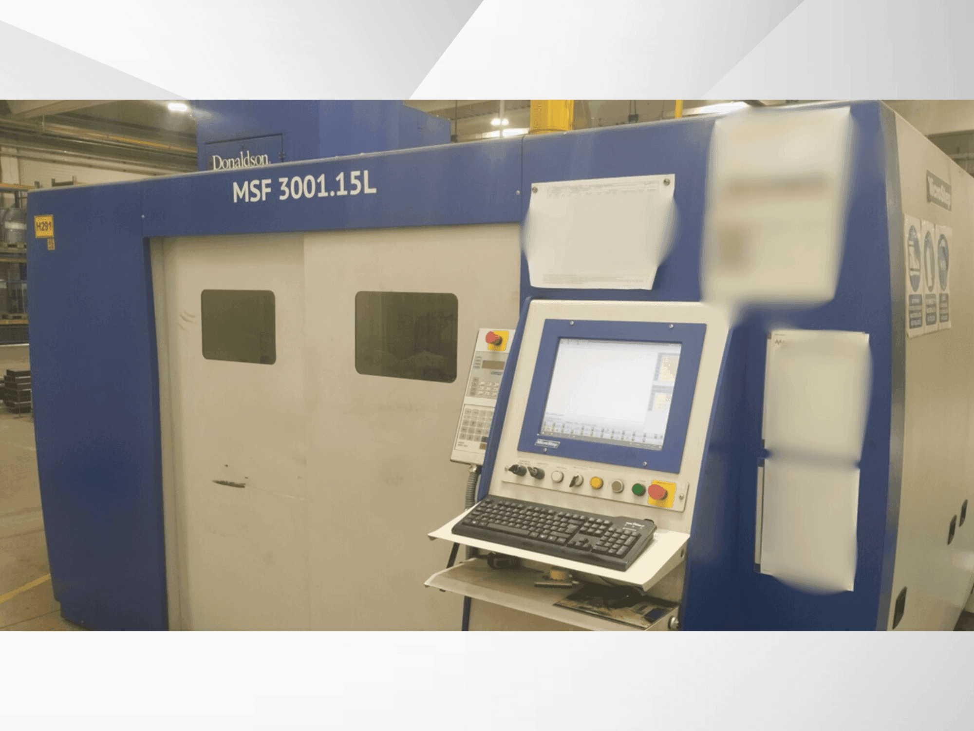 Widok z przodu maszyny MicroStep Fiber MSF 3001.15L