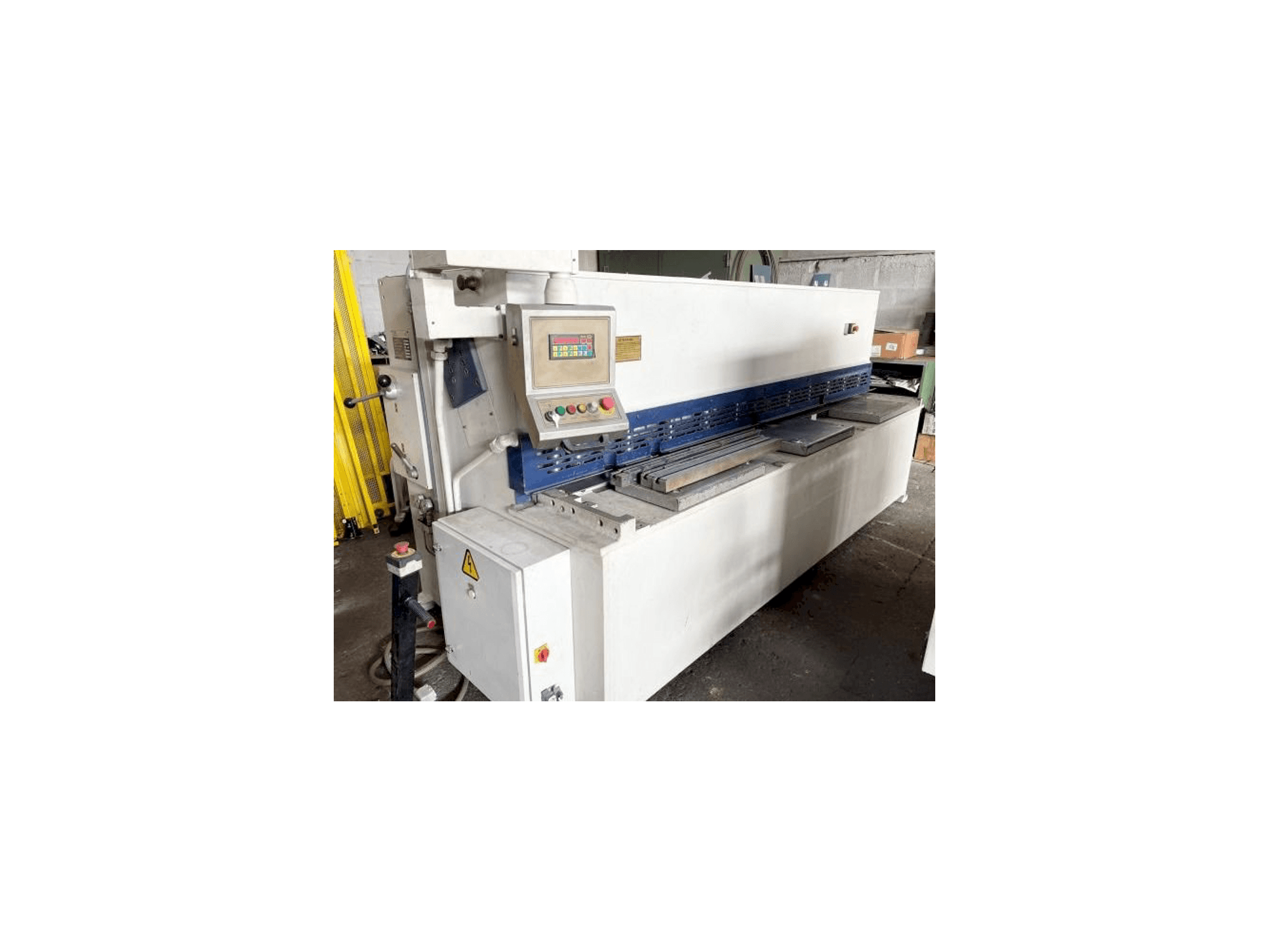 Widok z przodu maszyny ALPA COF 3050mm x 4/6mm