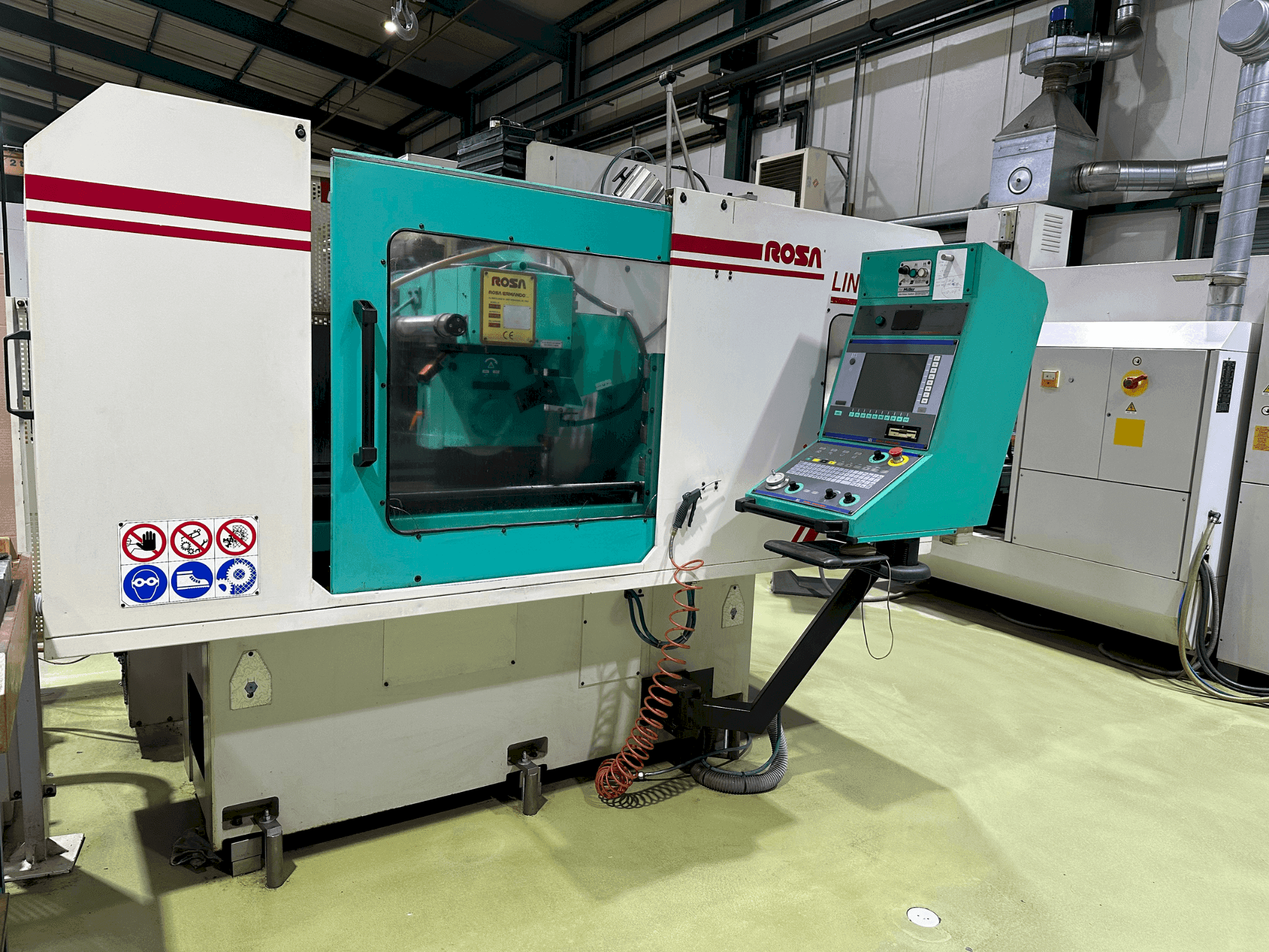 Widok z przodu maszyny ROSA ERMANDO LINEA Iron 08.6