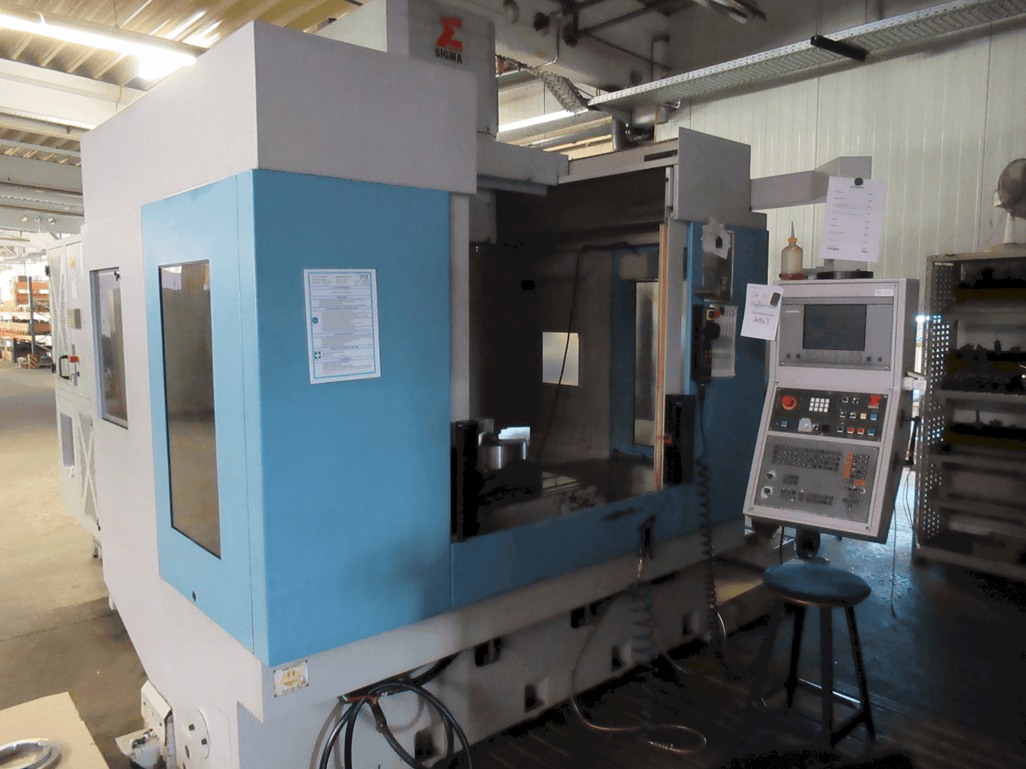 Widok z przodu maszyny Sigma Zenit 3