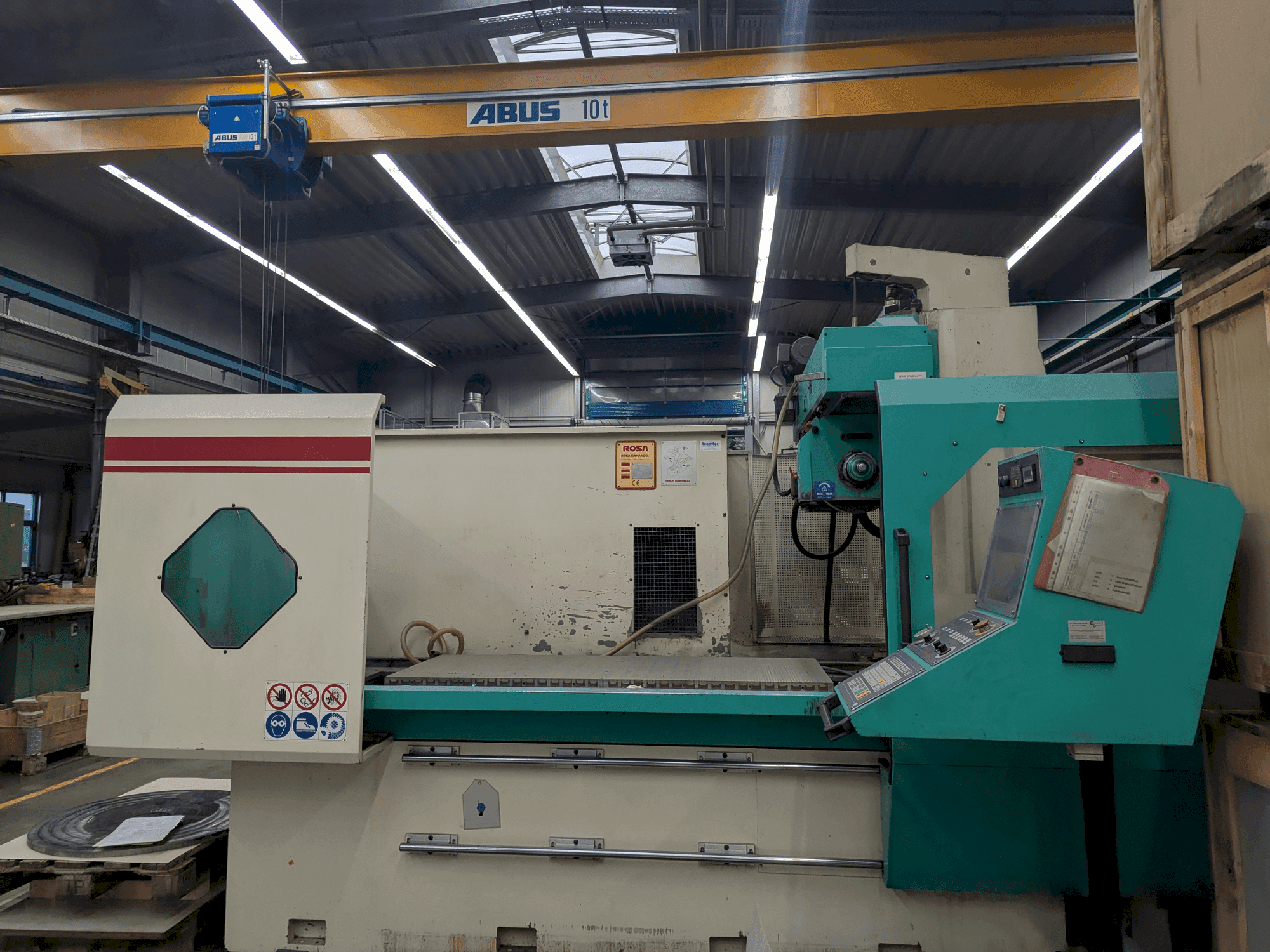 Widok z przodu maszyny ROSA ERMANDO Linea Silver 16.8