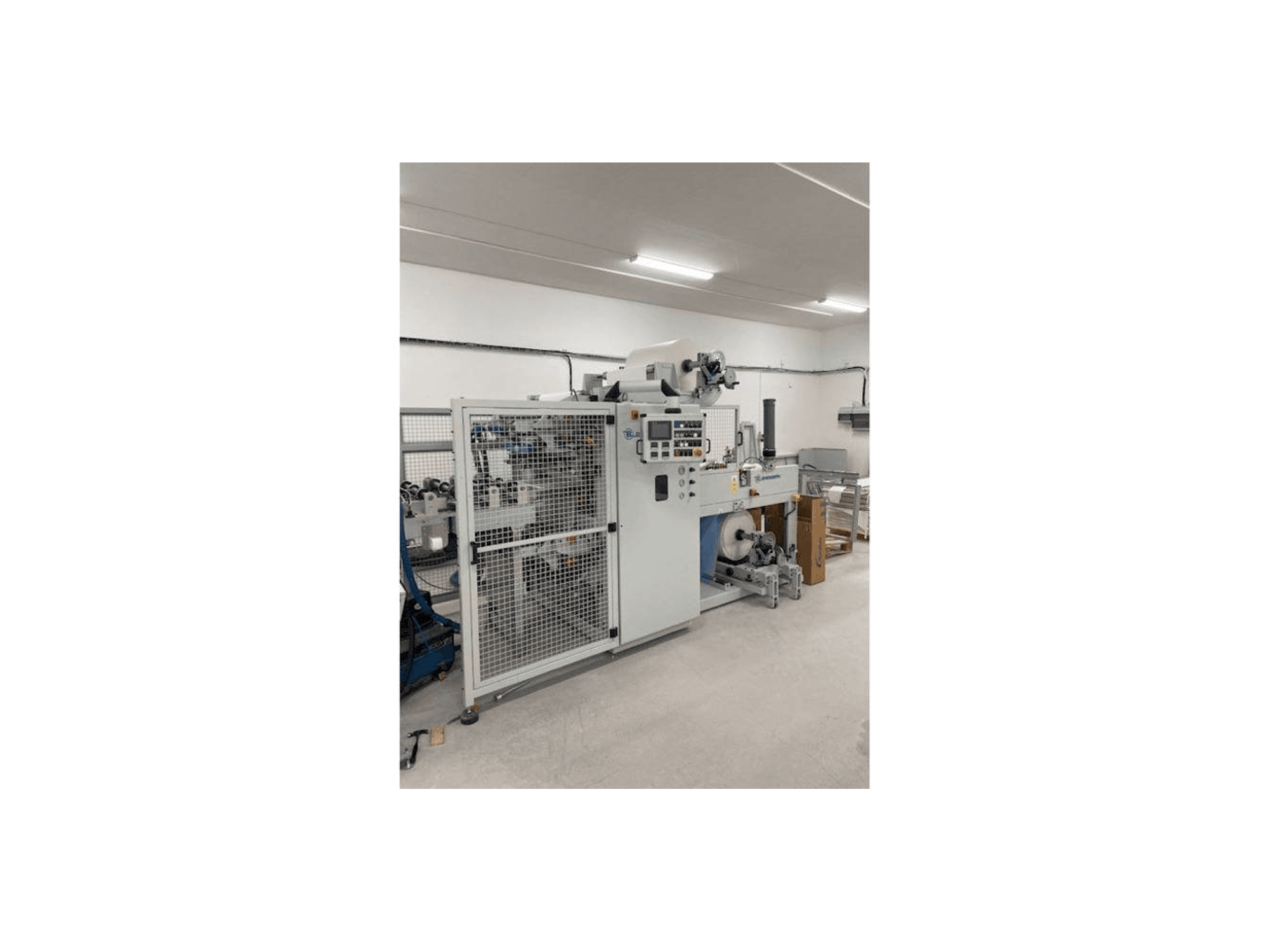 Widok z przodu maszyny Barberan .