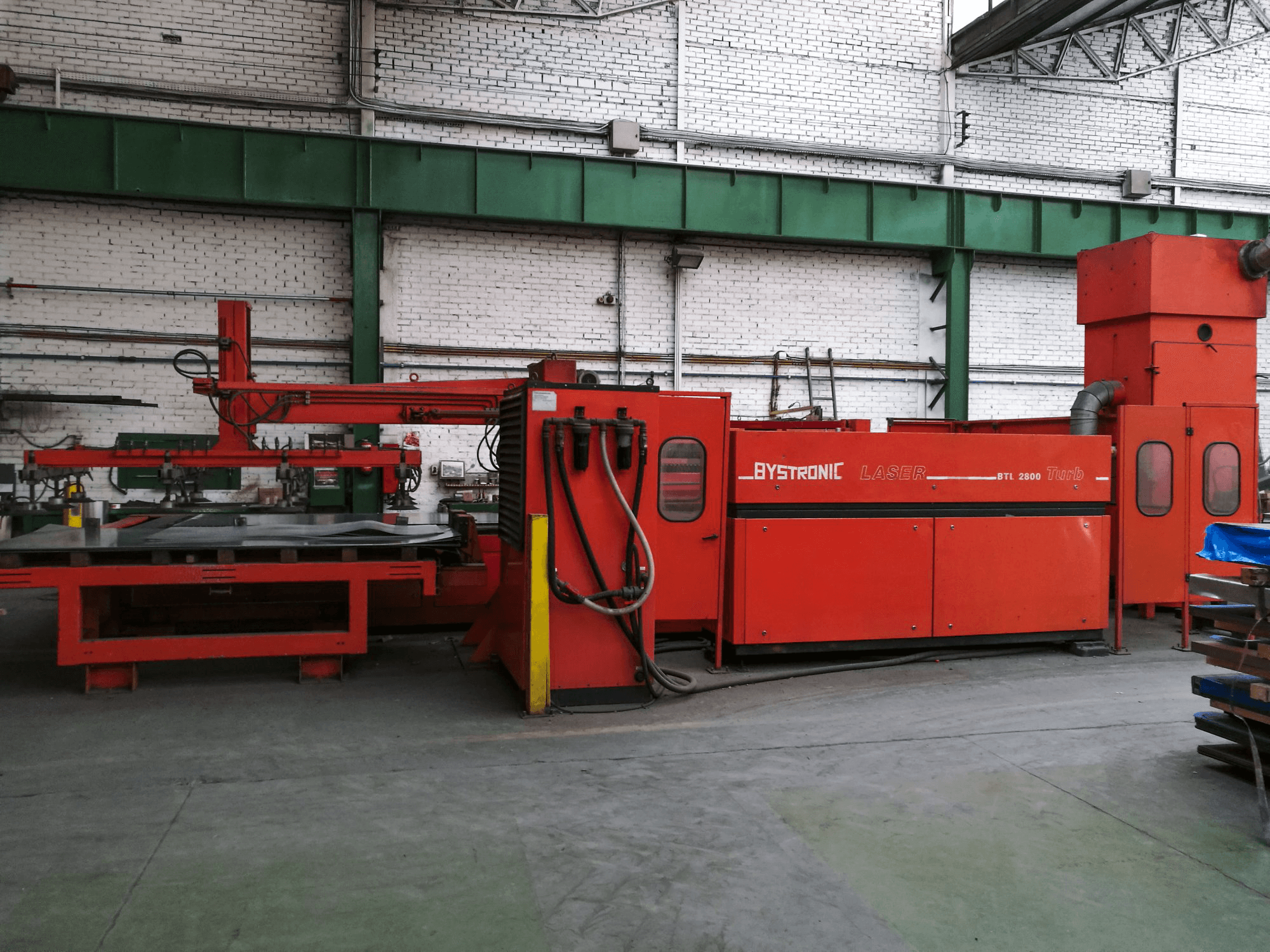 Obszar pracy maszyny Bystronic Bystar 3015 BTL 2800
