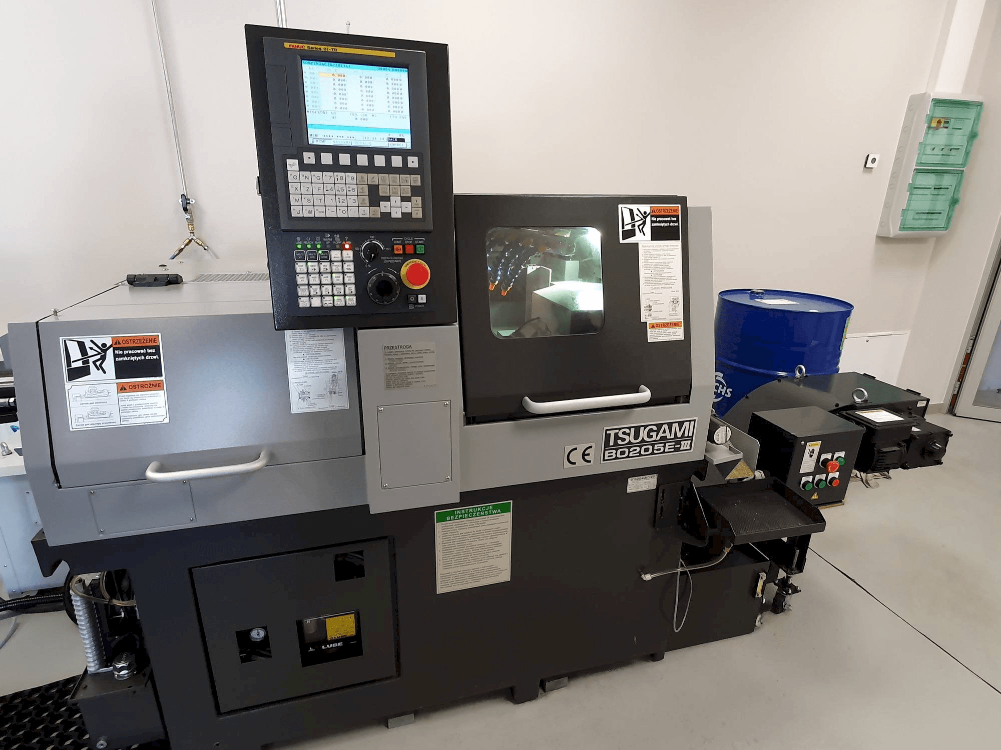 Widok z przodu maszyny TSUGAMI B0205E-III