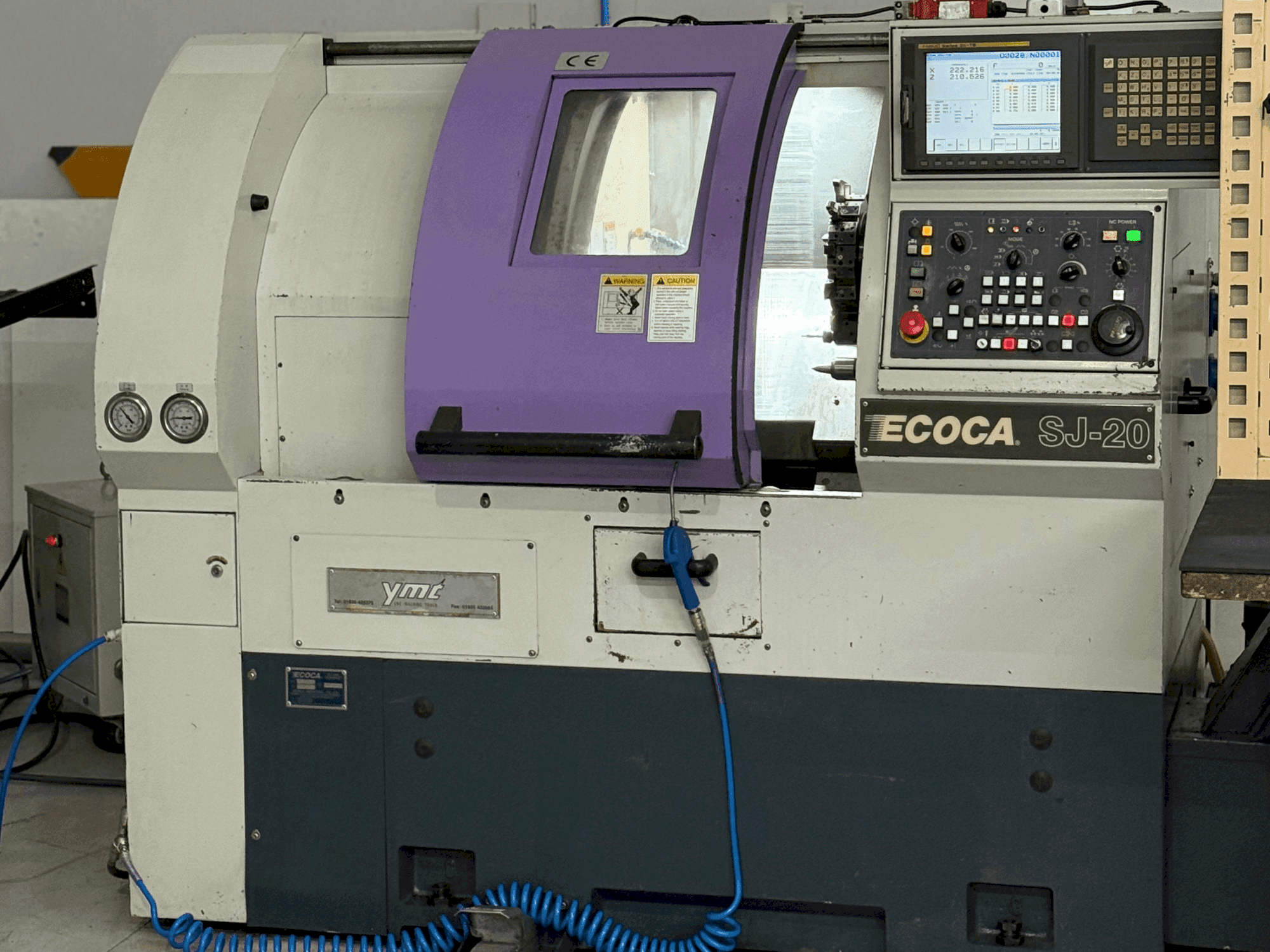 Widok z przodu maszyny ECOCA SJ-20