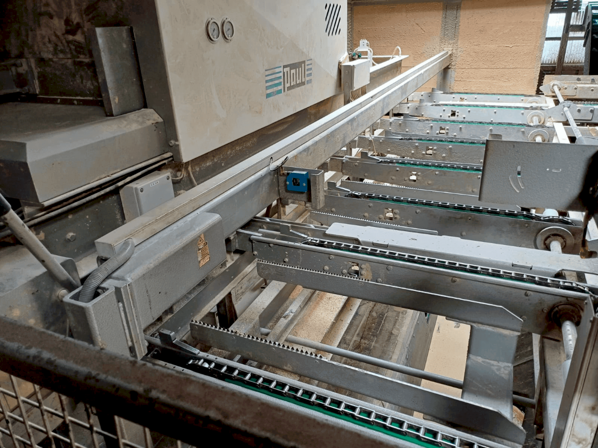 Widok z przodu maszyny Paul Reinhardt BK 1000