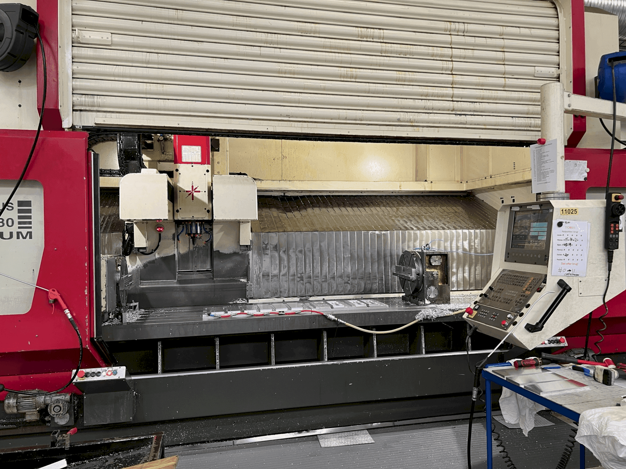 Widok z przodu maszyny HEDELIUS CB80M-3200