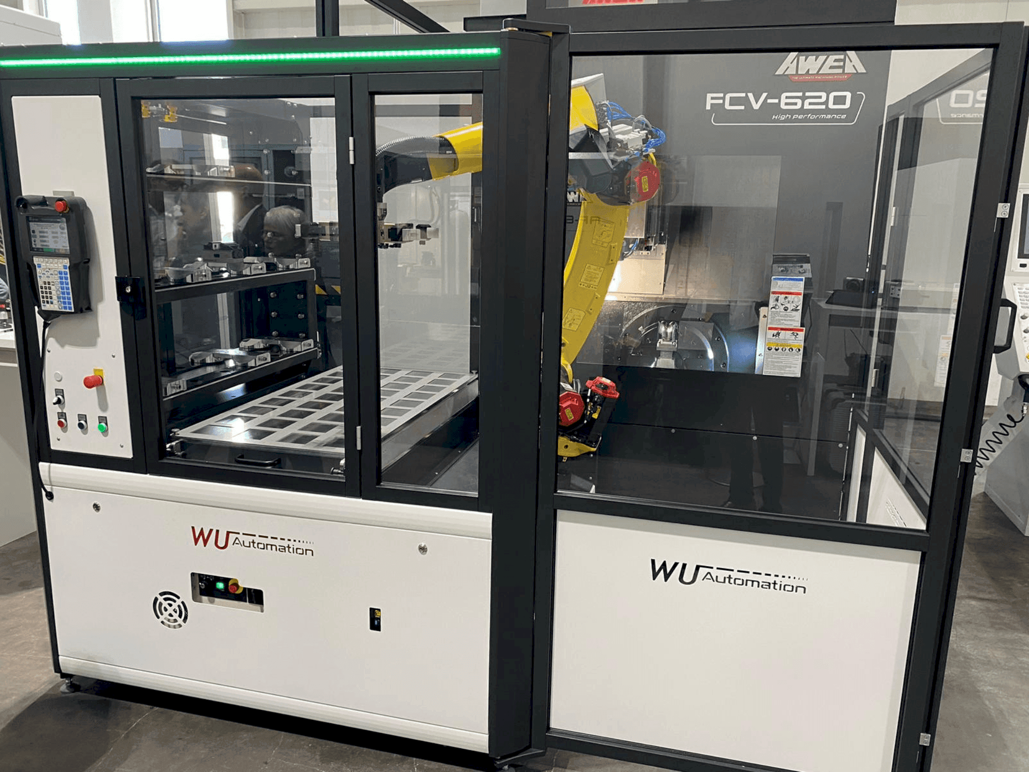 Widok z przodu maszyny WU Automation RZ-3/35